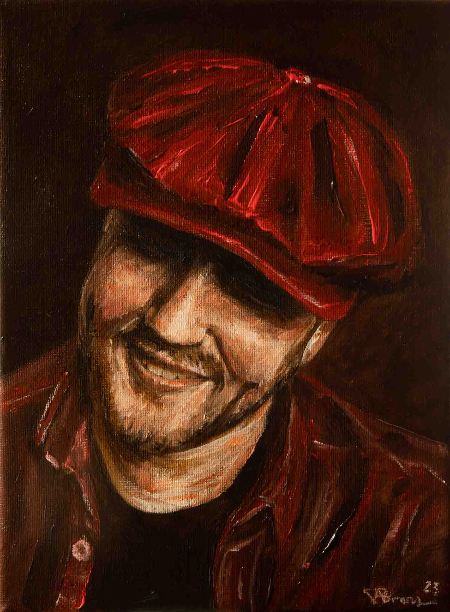 Portrait Study Acryl - Vincent