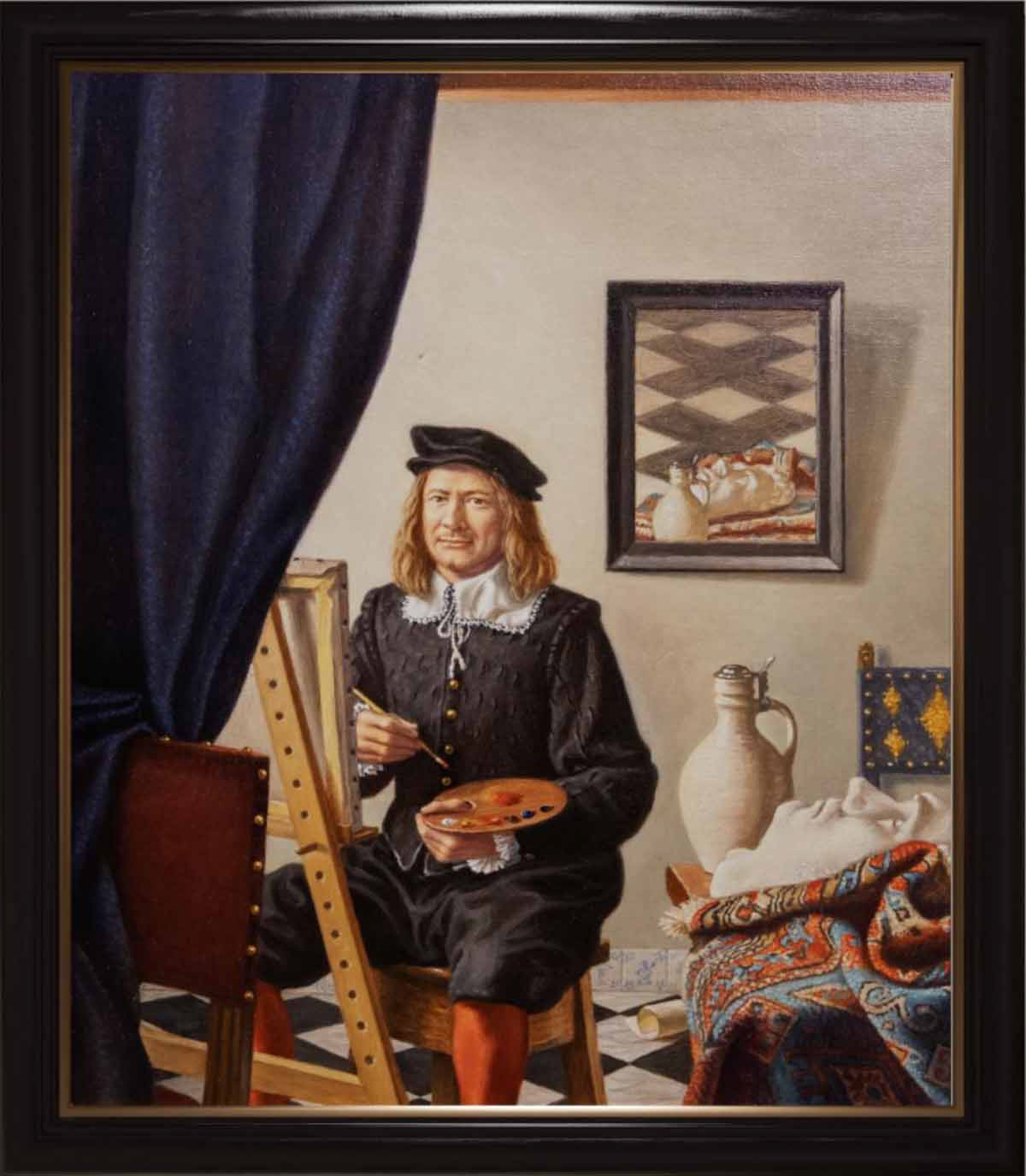 Meesterschilder winnaar Maarten Welbergen - Het zelfportret