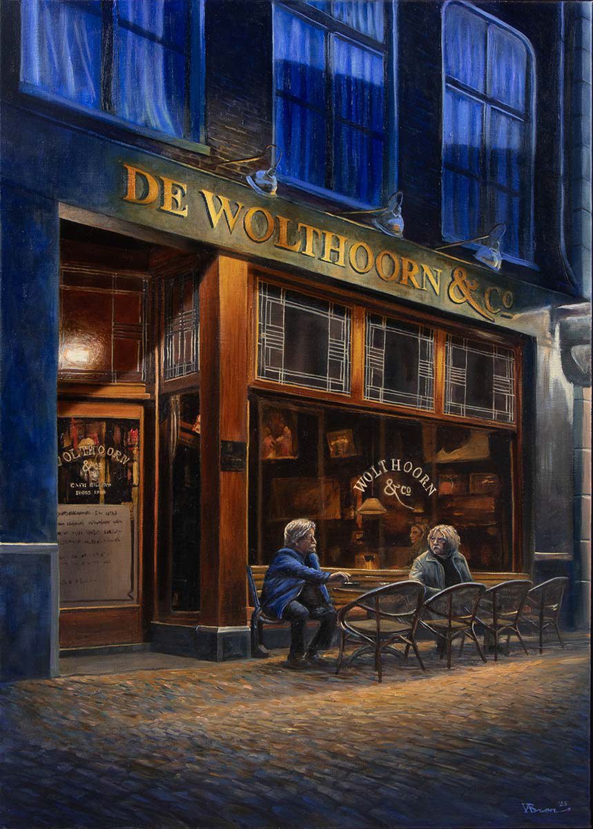 Cafe De Wolthoorn Groningen - 50 x 70 cm