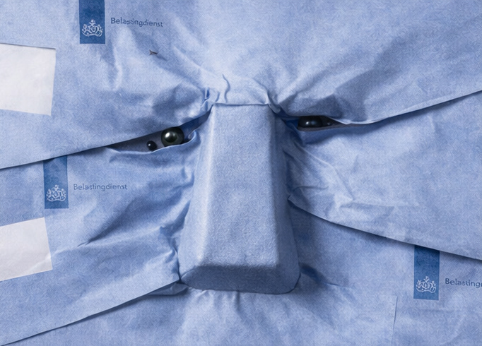 Art with envelopes from the Dutch Tax Administration