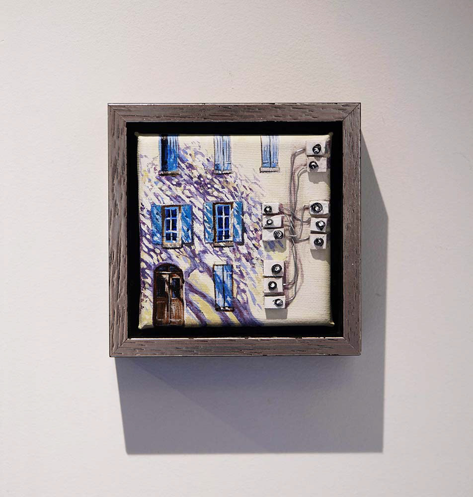 Small painting called Hitteplan by Vincent Brons