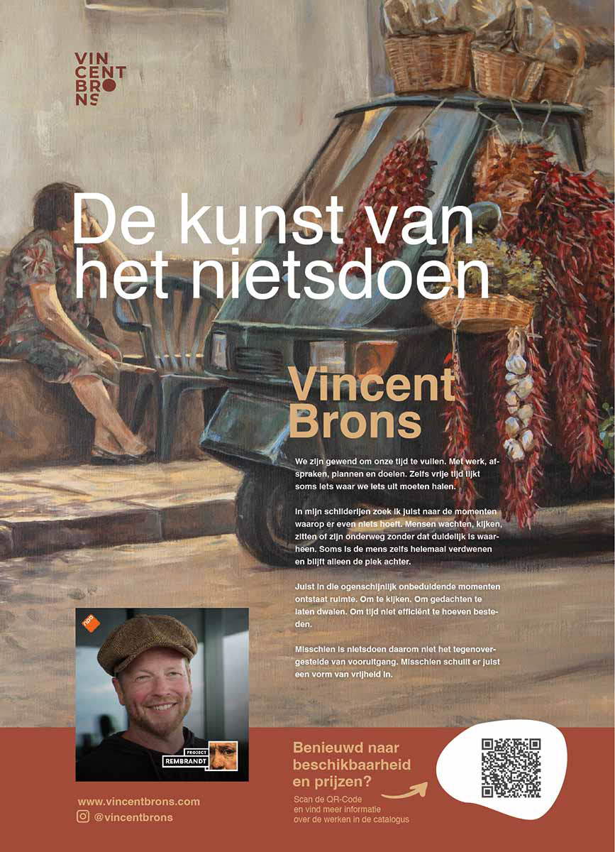 Poster Exhibition Vincent Brons. Martini Hospital