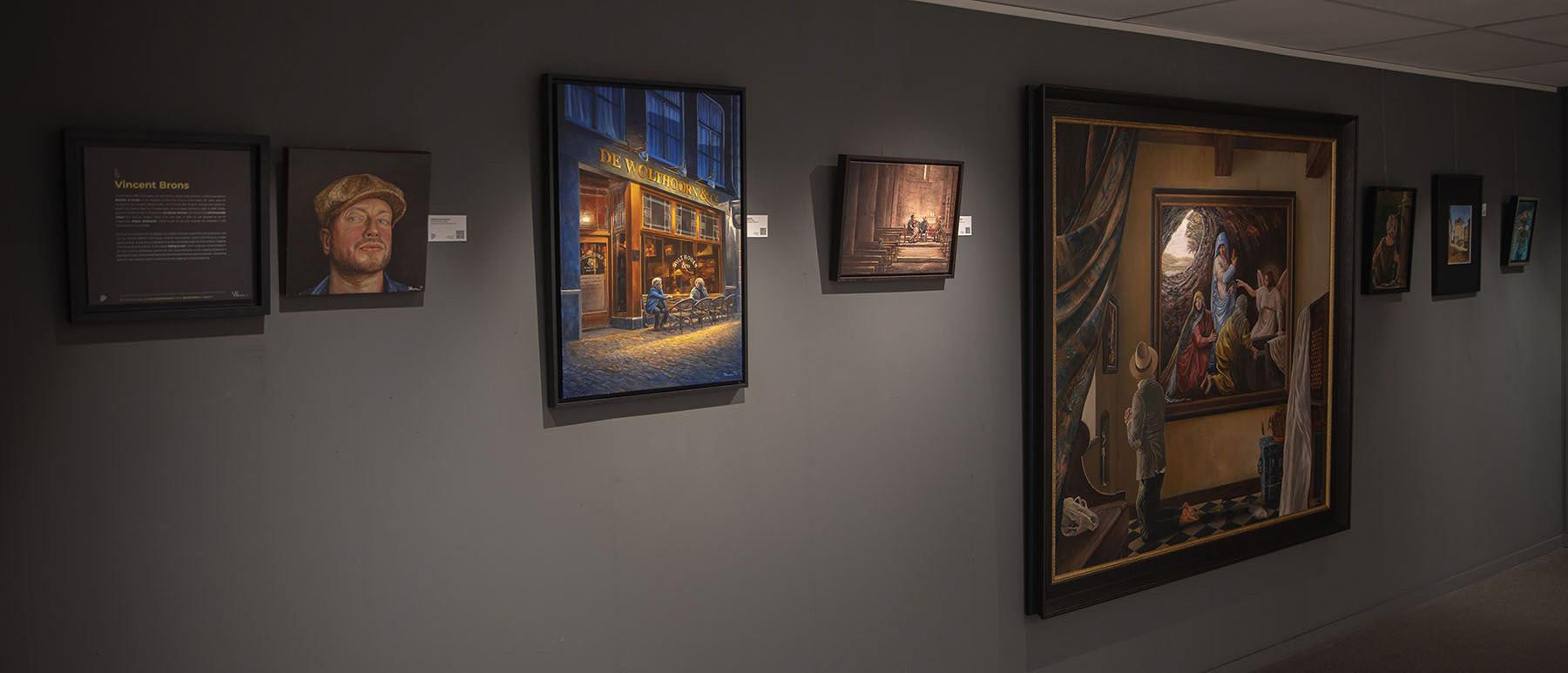 Schilderij De Wolthoorn & Meer - Expositie mini solo vincent