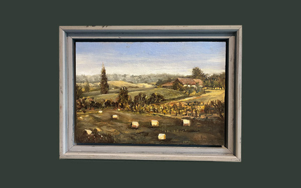 schilderij met Vergezicht Pailloles