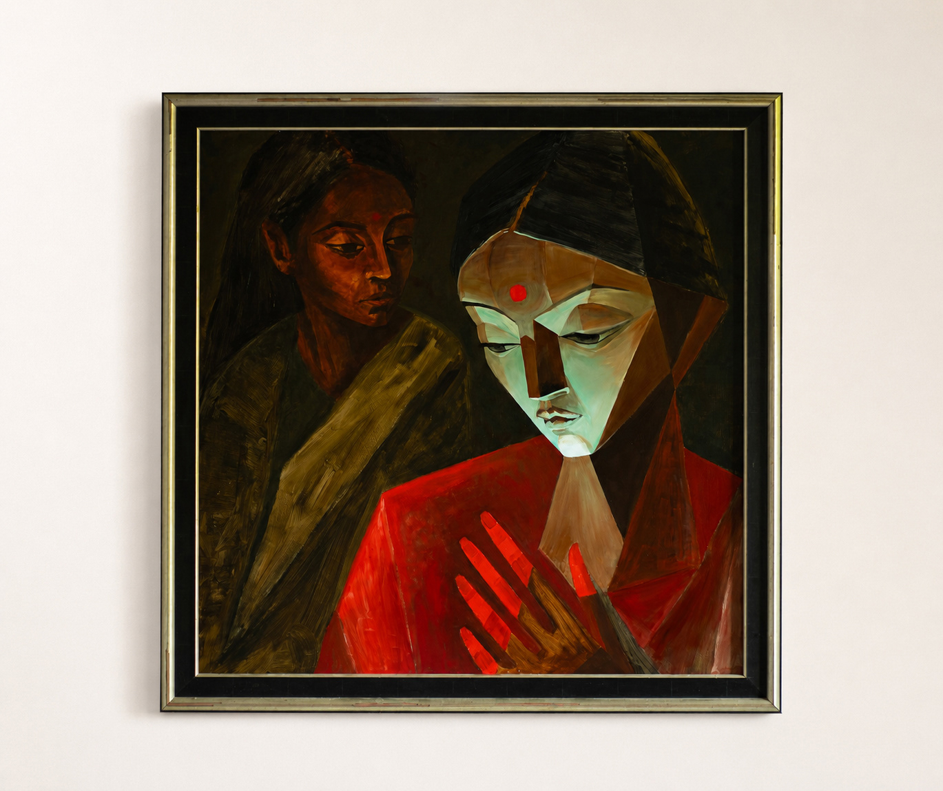 Verbonden / 100x100 cm