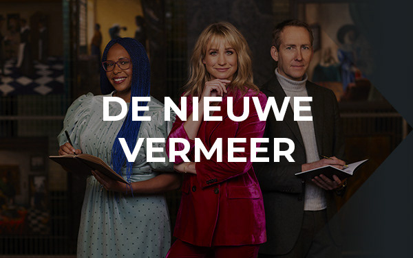 drie presentatoren de nieuwe vermeer