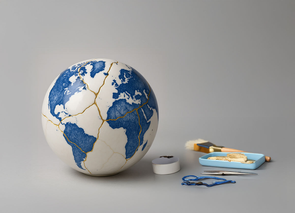 Fixing a Broken world - Delfts Blauw - Vincent Brons 2026