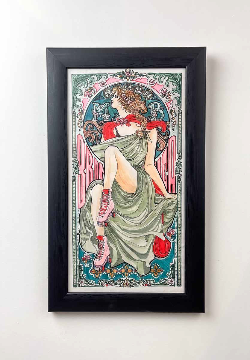 Mucha Style Affiche by Vincent Brons