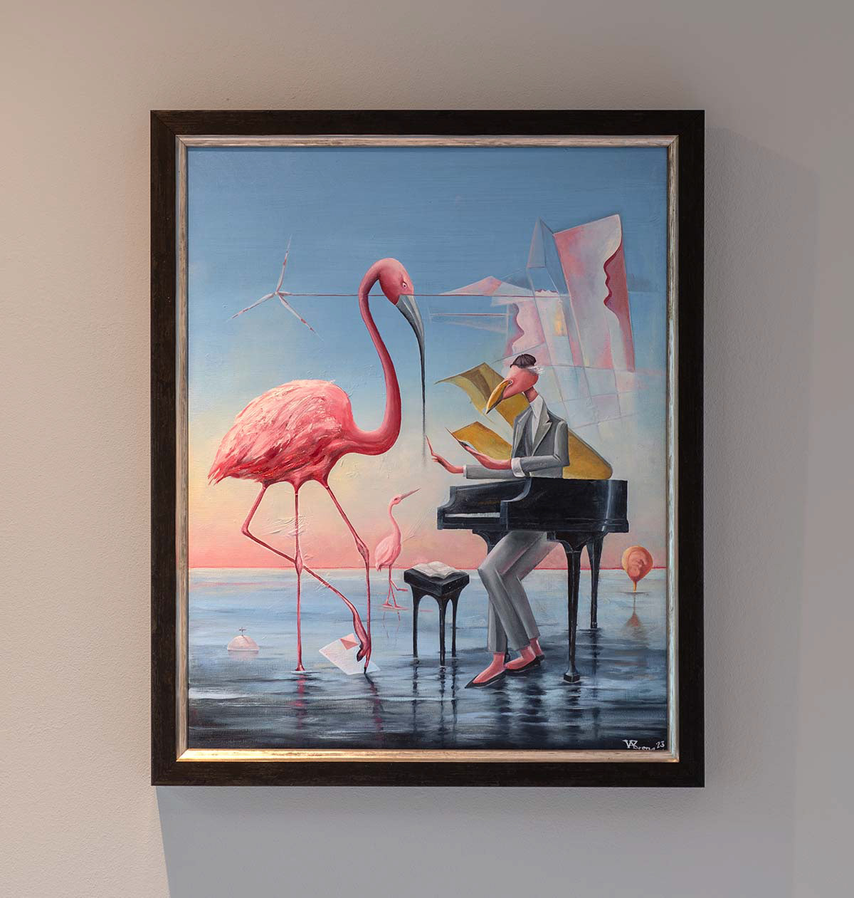 schilderij van het Paterswoldsemeer