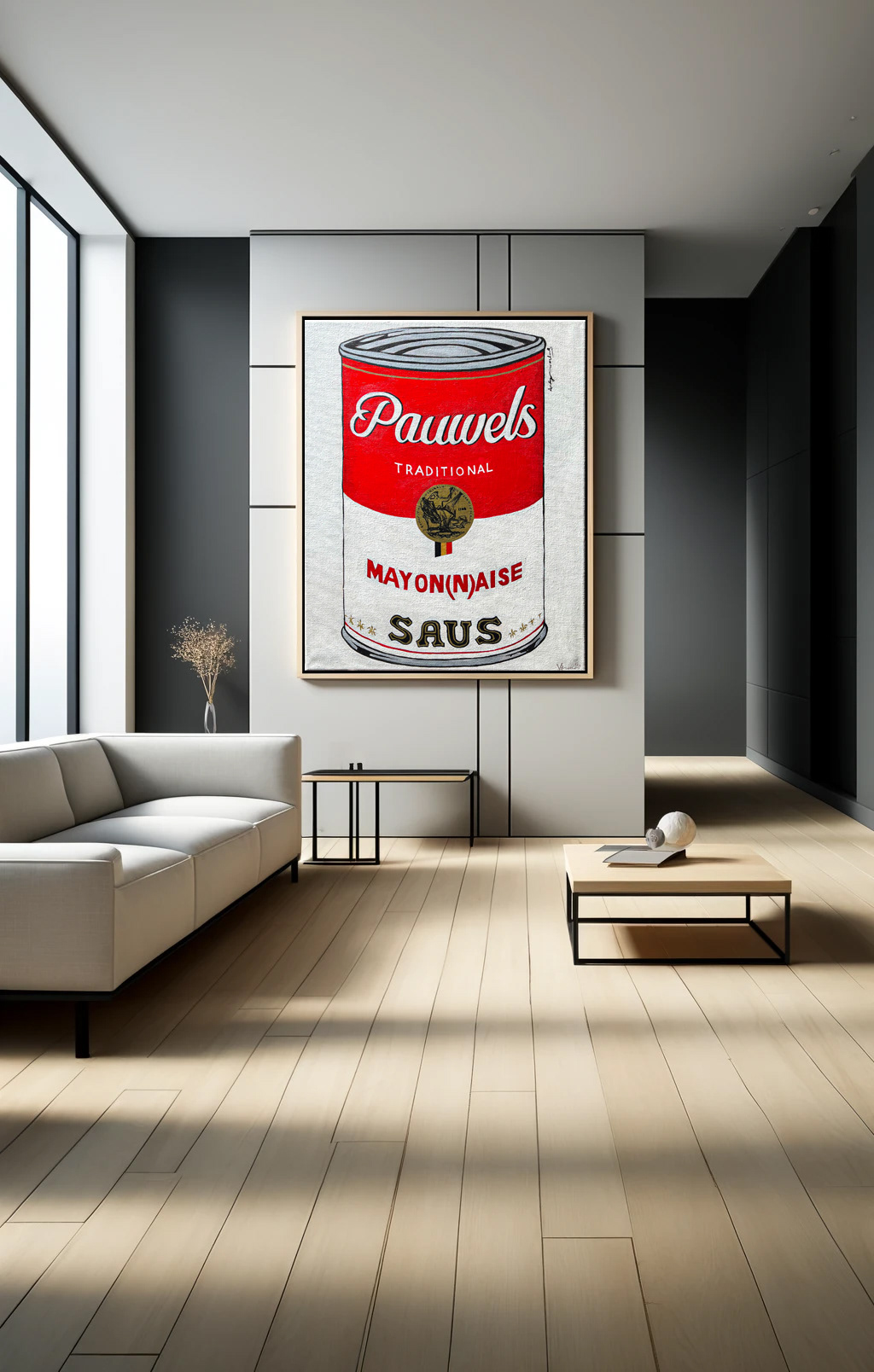 Pauwels Sauzen Schilderij - Olieverf op doek
