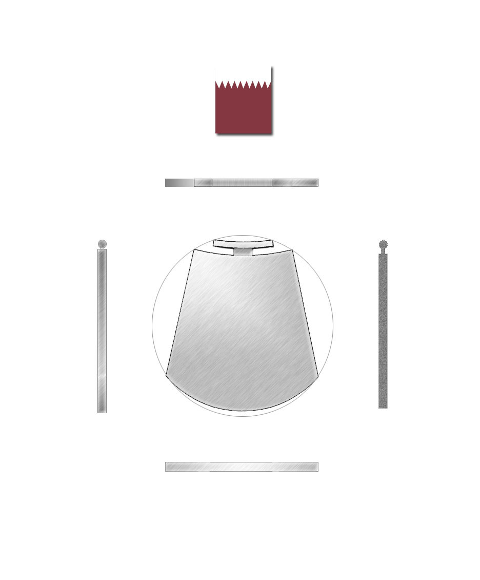 Medal shape & sections