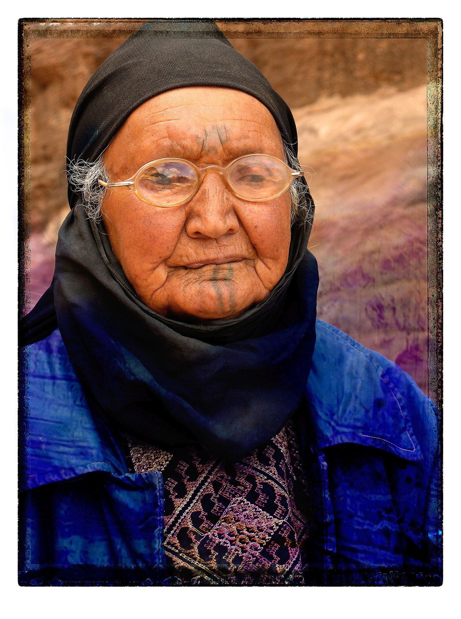 'Nabatean Portrait' Petra. Jordan 2009