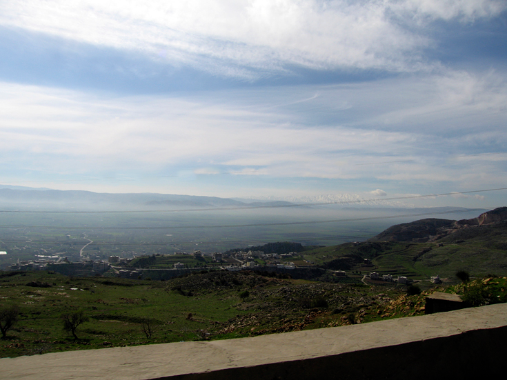 Driving from Beirut up to the Beqaa valley