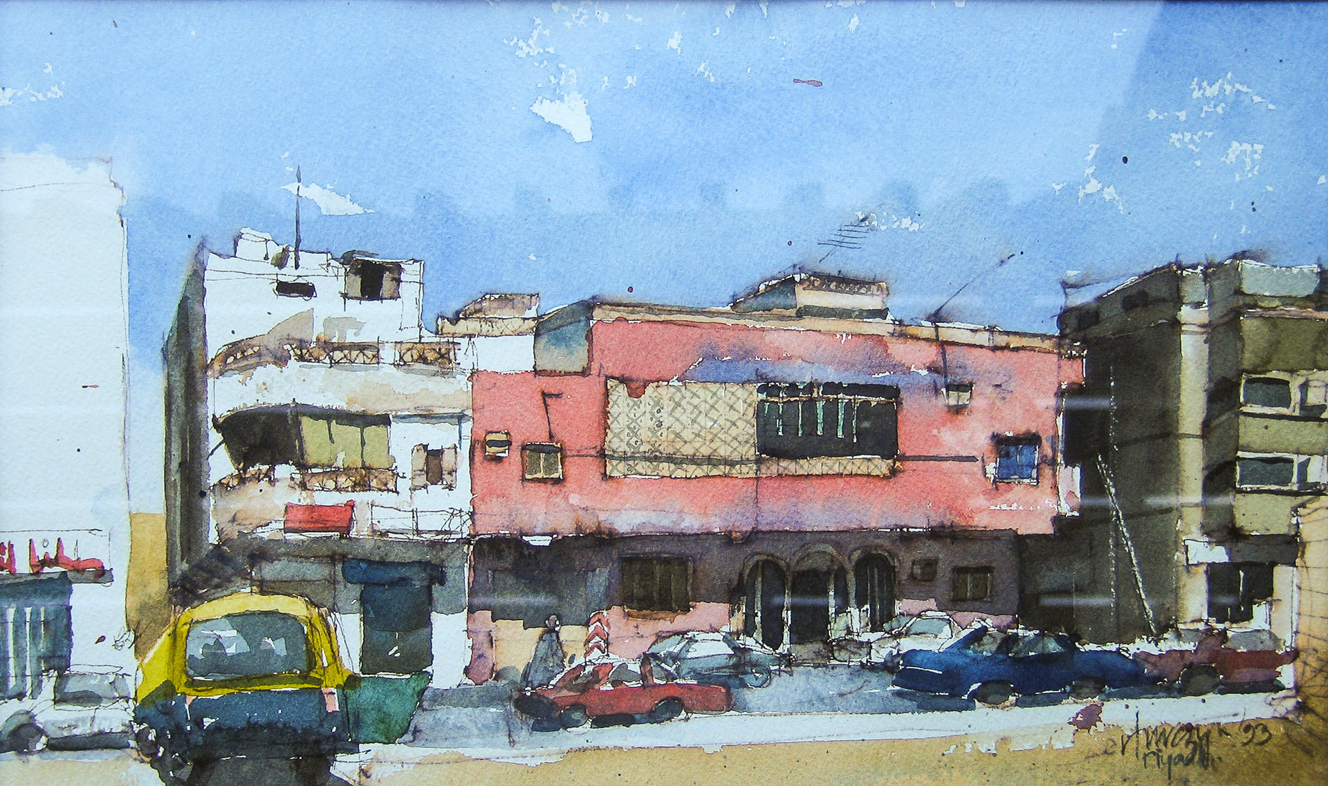'Riyadh Streetscape' KSA 1993