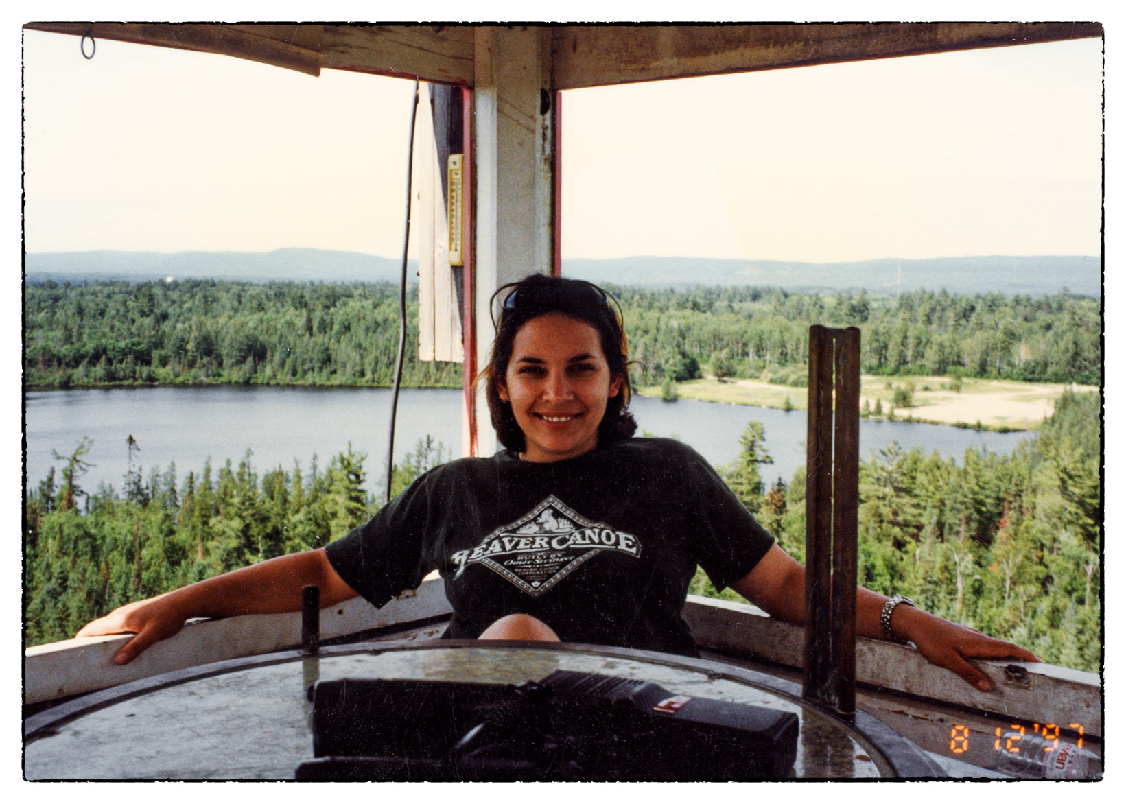 Nadia on Fire Lookout