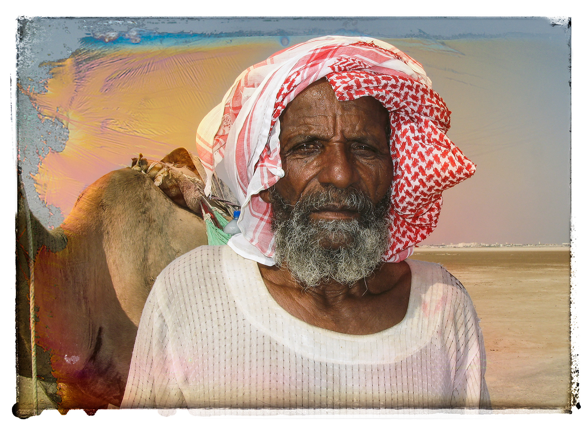 'Bedouin Portrait' Qatar 