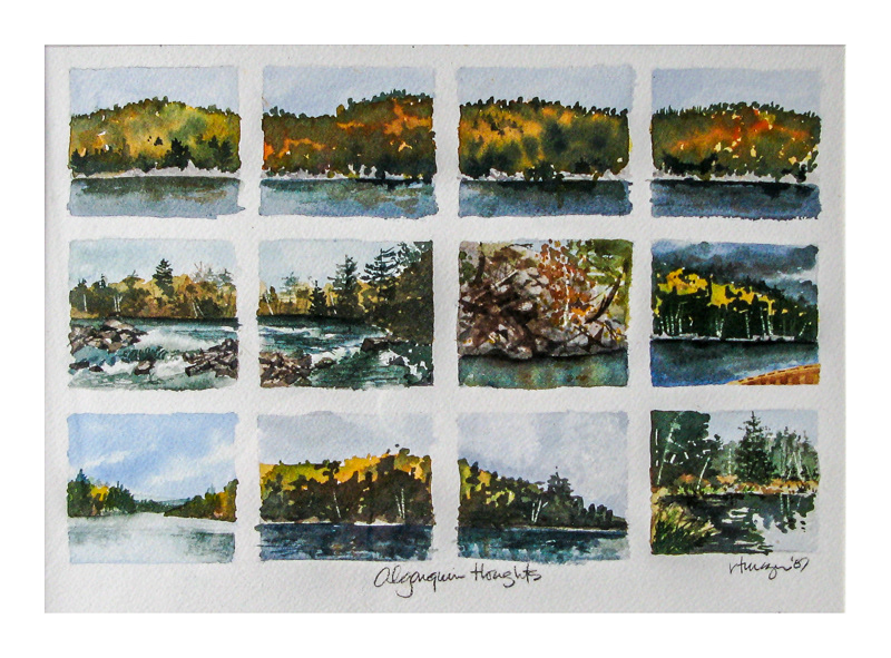 'Algonquin Thoughts' 1987 / Private collection Peterborough