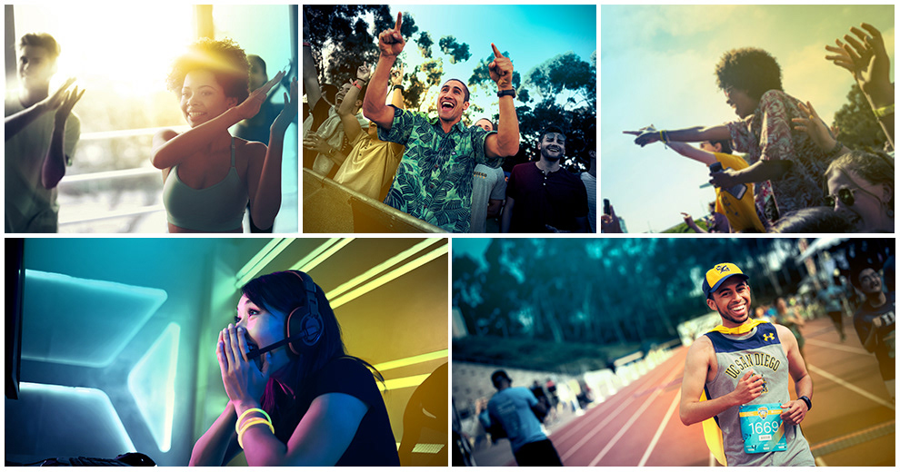 UC San Diego Homecoming Email Collage