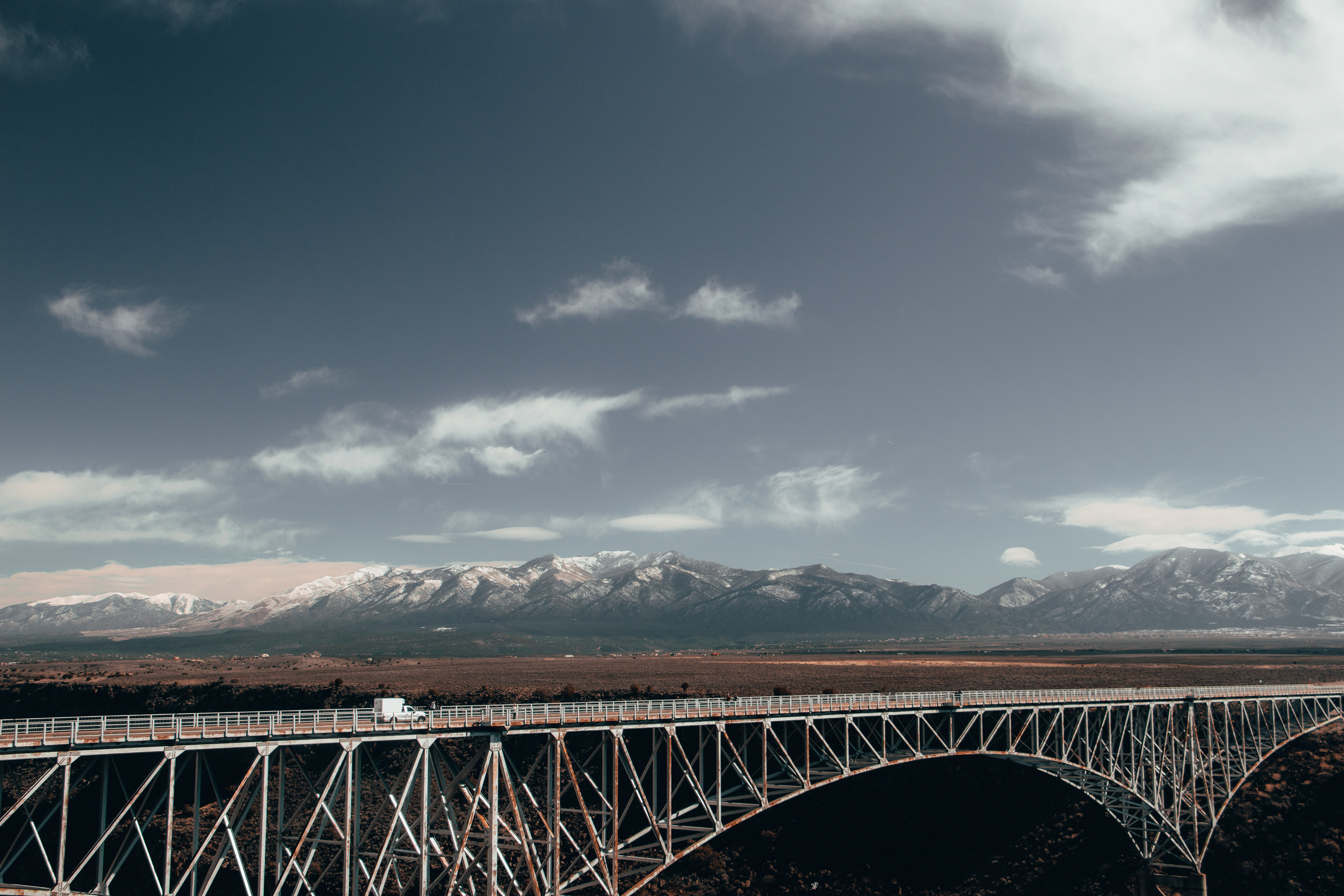 The Gorge Bridge, spanning the Rio Grande outside of Taos, NM.