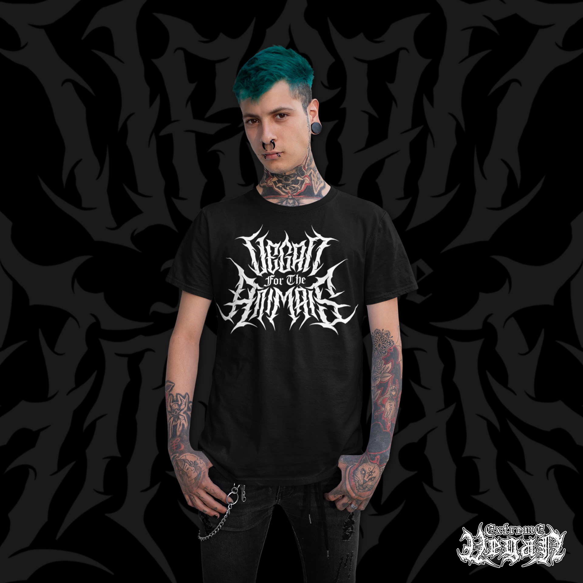 Vegan For The Animals - Mockup