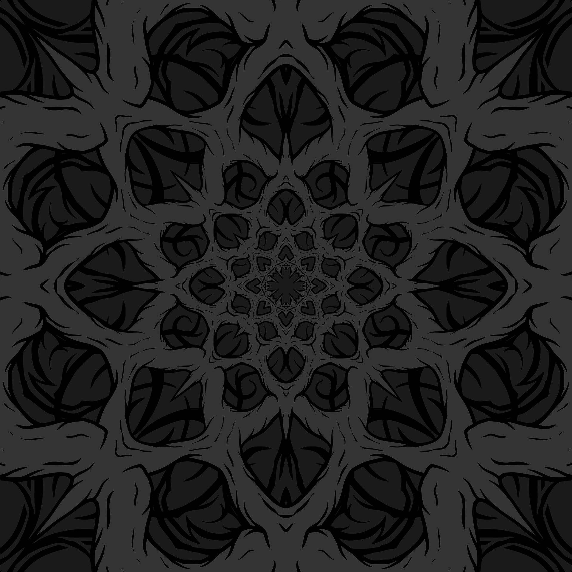 Fractskull - Part skull, part fractal, part of the practical outcome for my Graphic Arts Research Project