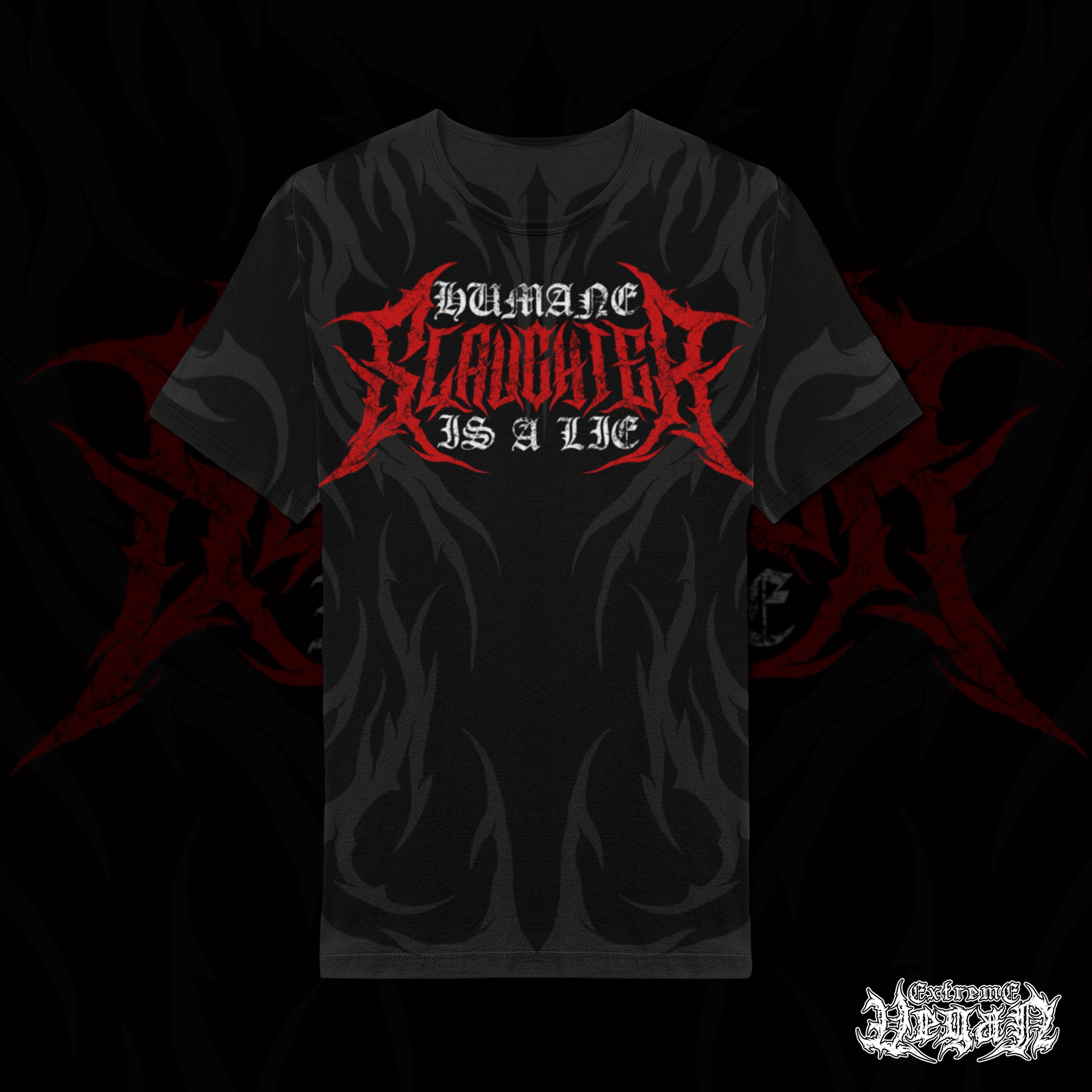 Humane Slaughter Is A Lie - Mockup