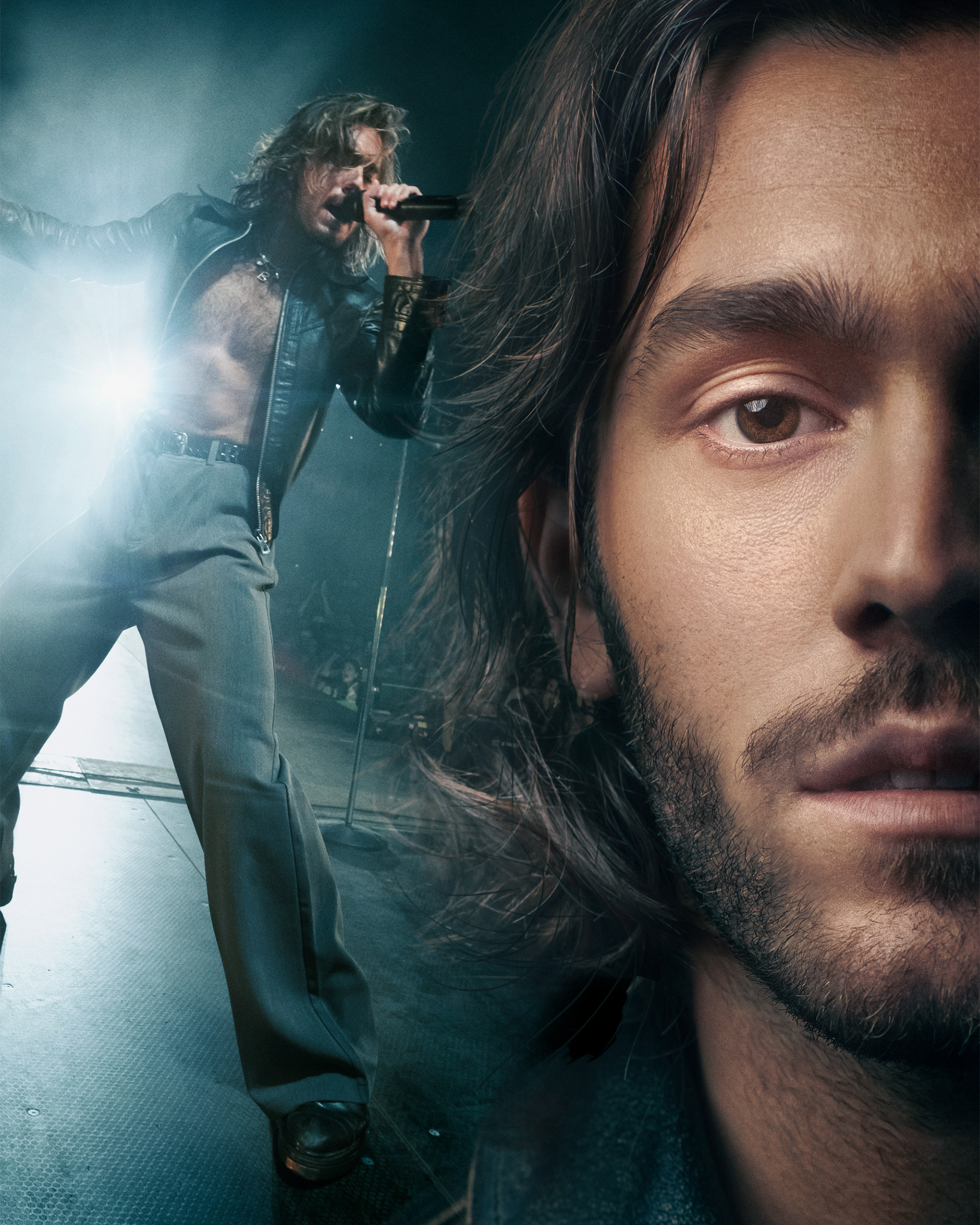 Ett fotomontage av olika bilder på Benjamin Ingrosso till dokumentären på Max