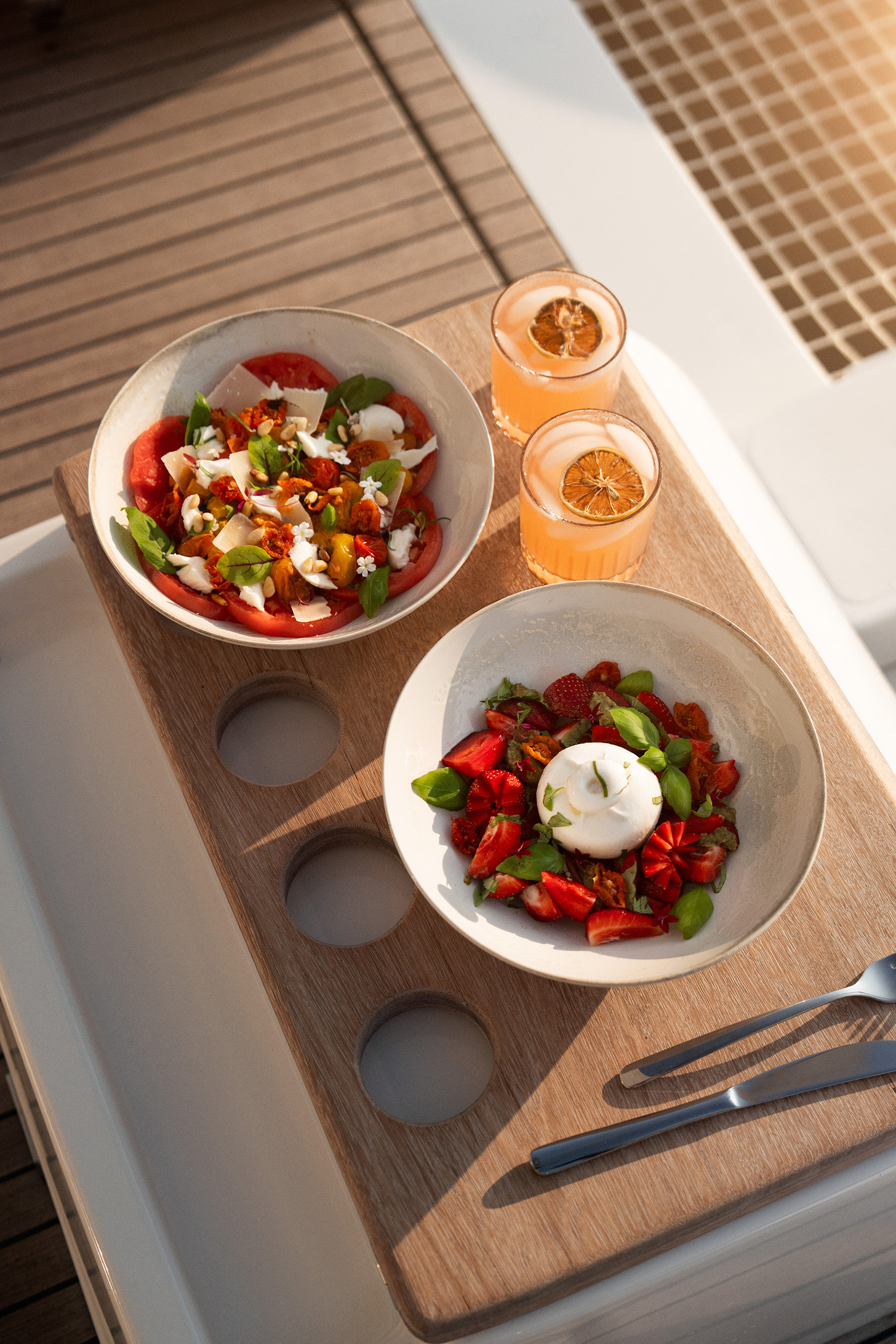 Luxury Yacht in beautiful nature in Greece