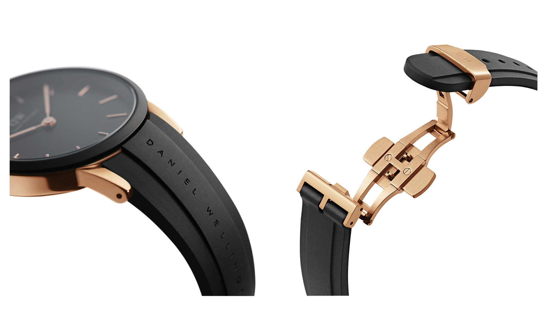 En bild på en klocka högupplöst produktbild fotad i studio och retuscherad för e-handel, bilden är anpassad för web för att hålla hög kvalitet och skärpa