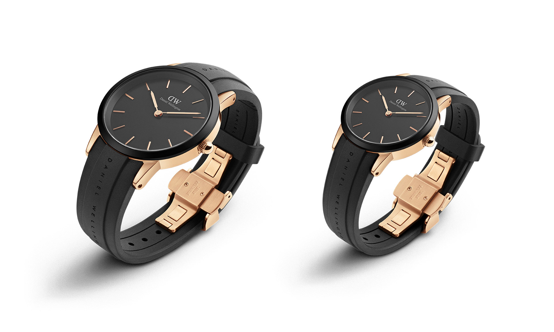 En bild på en klocka högupplöst produktbild fotad i studio och retuscherad för e-handel, bilden är anpassad för web för att hålla hög kvalitet och skärpa