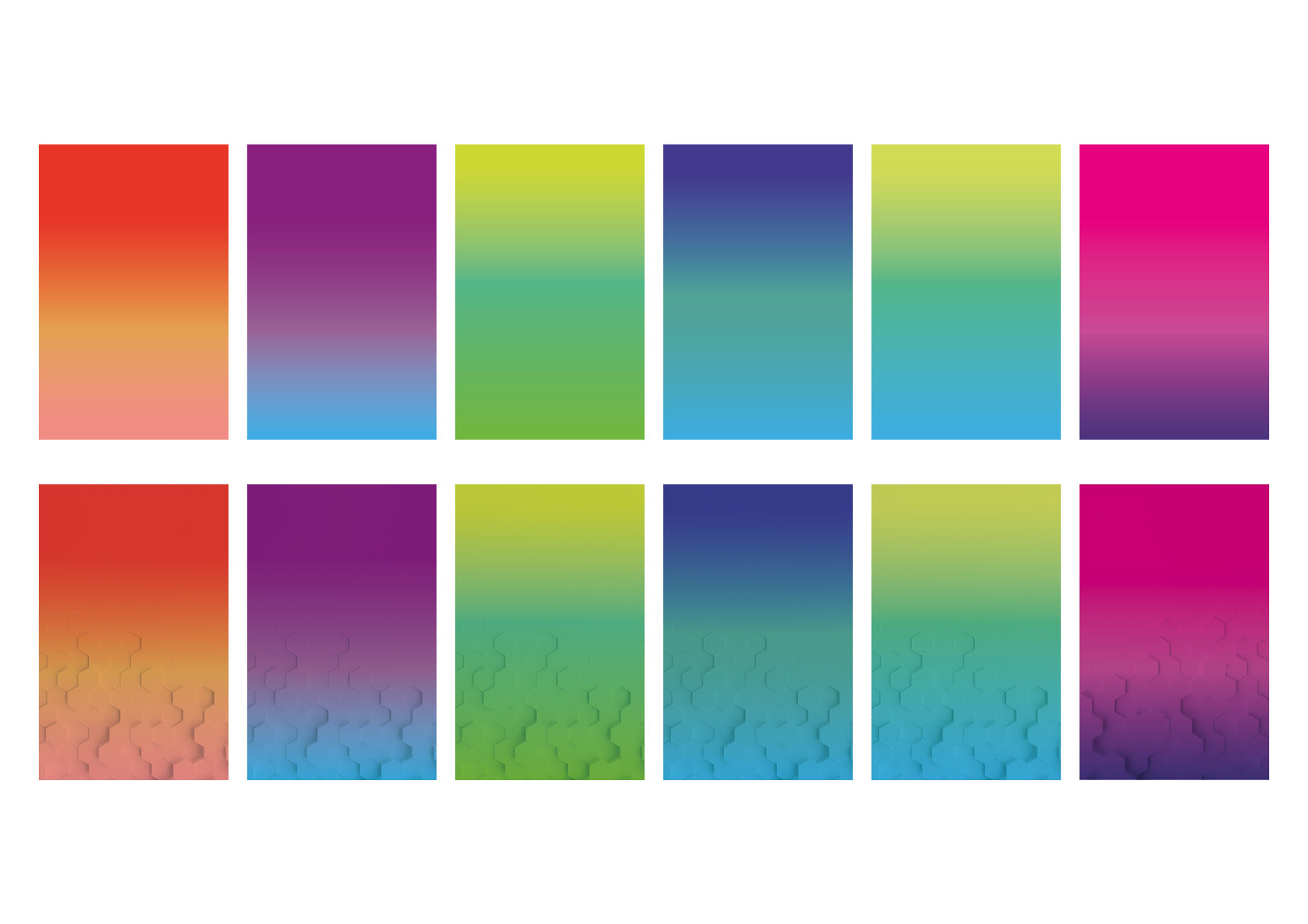 Experimenting with different gradients over textures