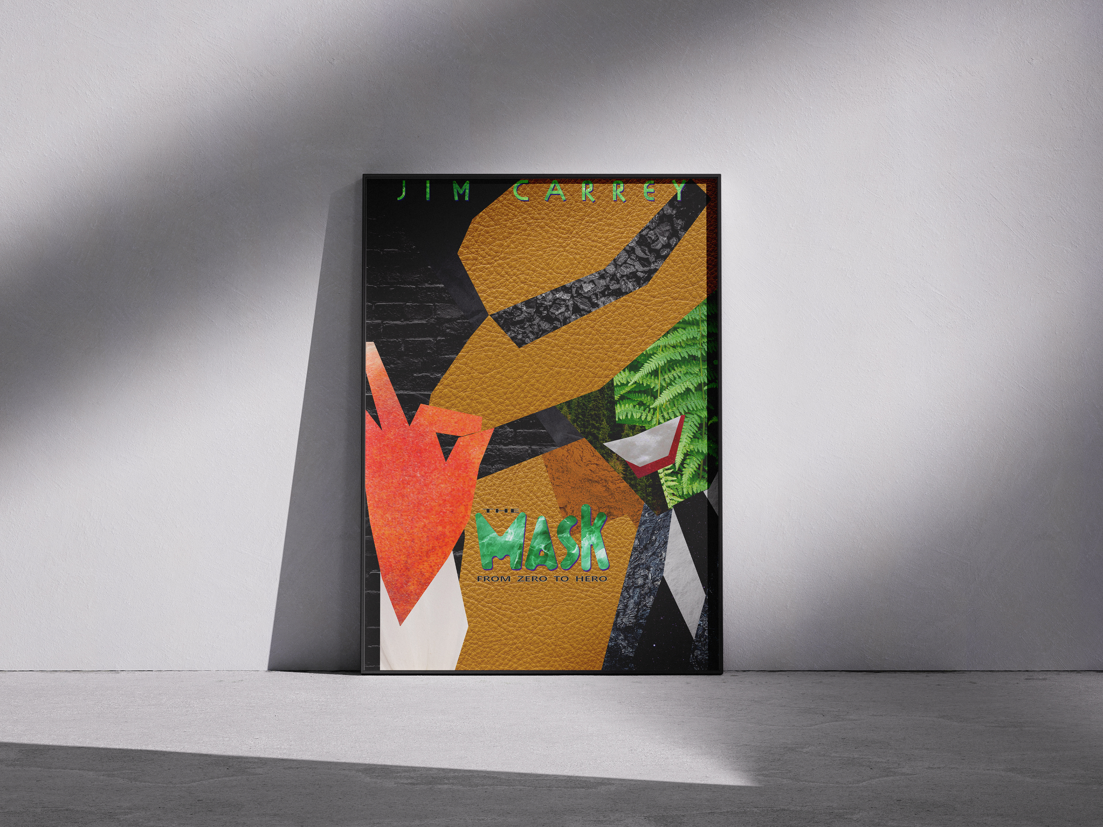 Réinterprétation de l'affiche du film "The Mask"