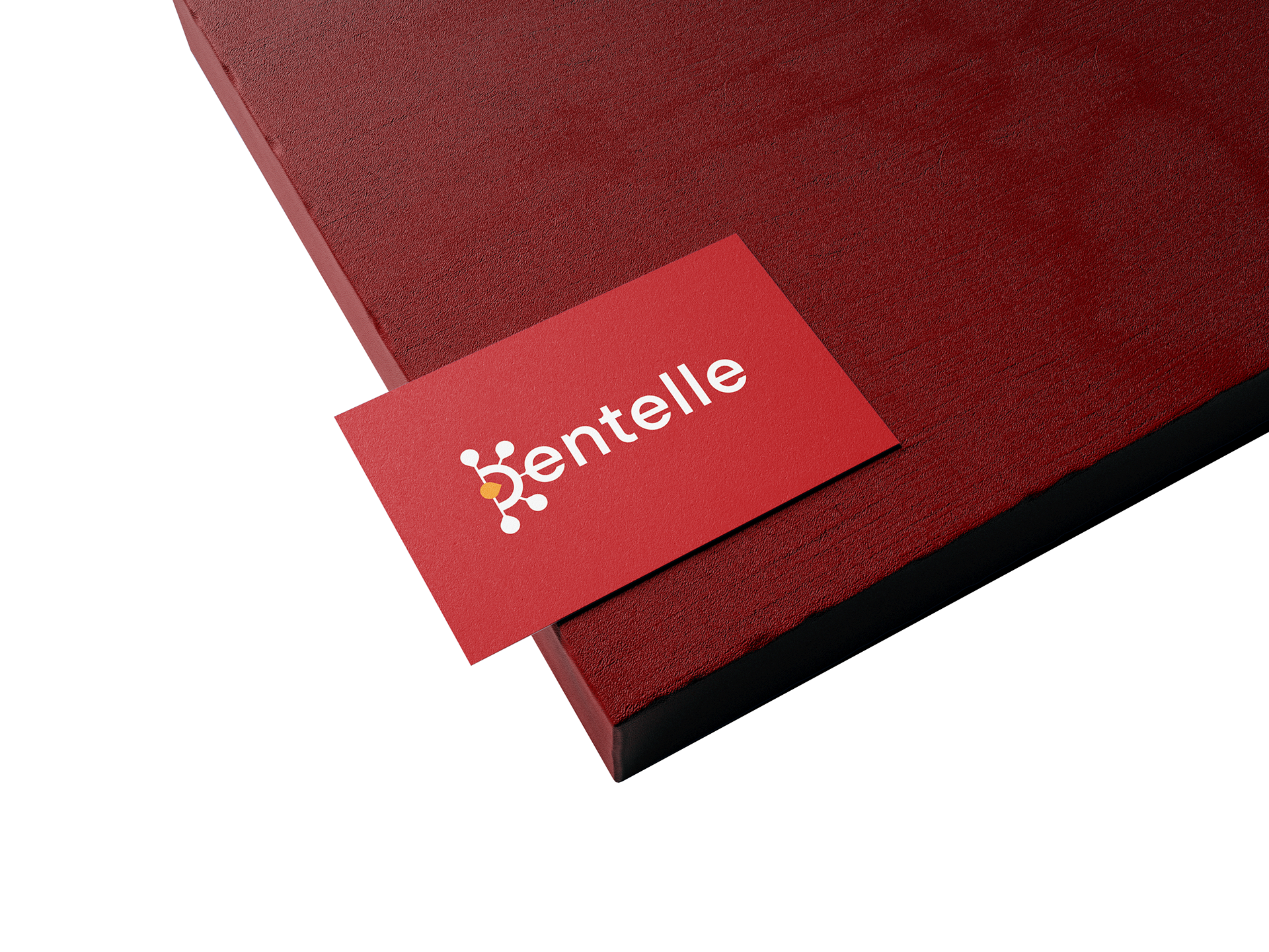 Mockup carte de visite pour l'association Dentelle