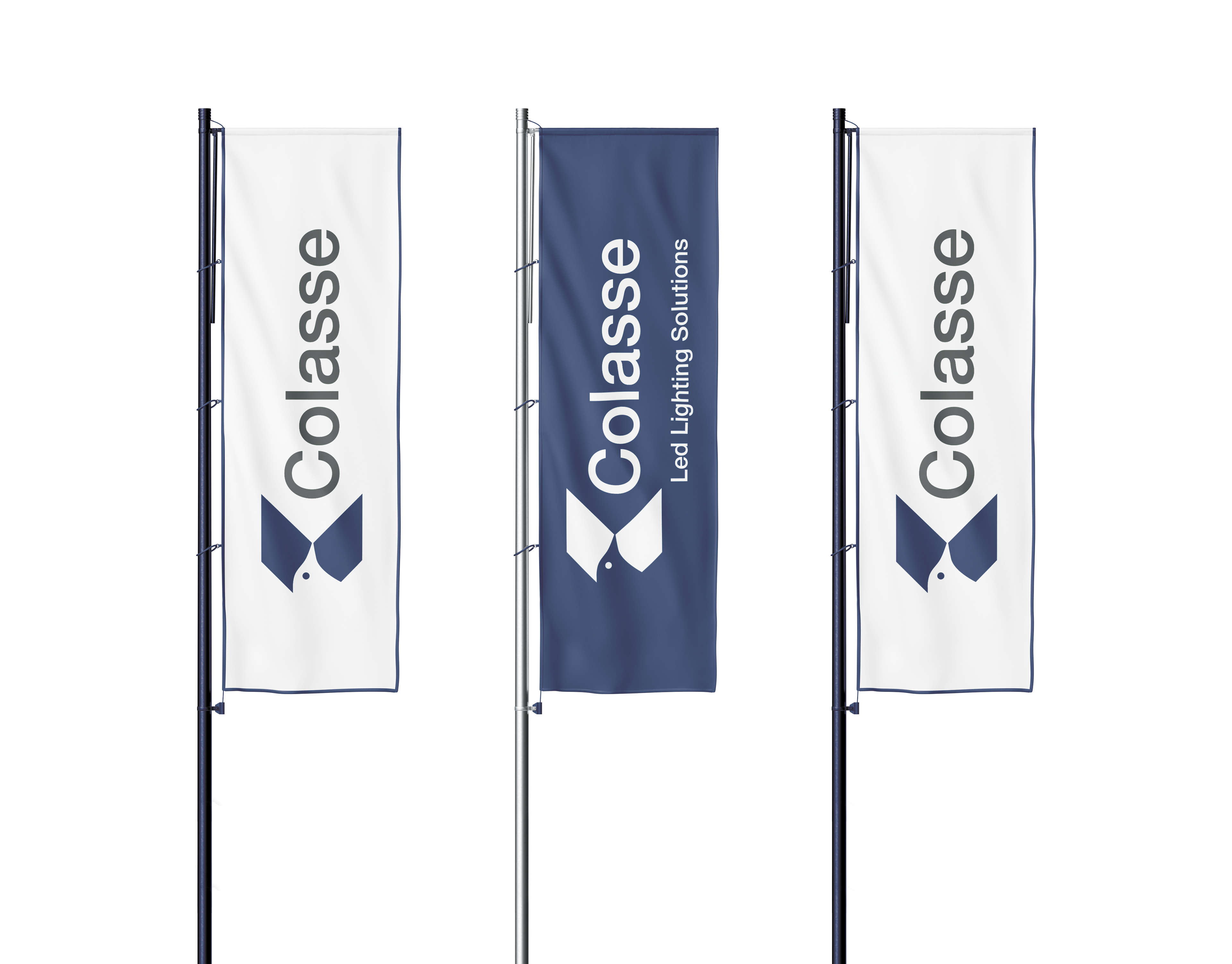 Mockup flag pour l'entreprise Colasse