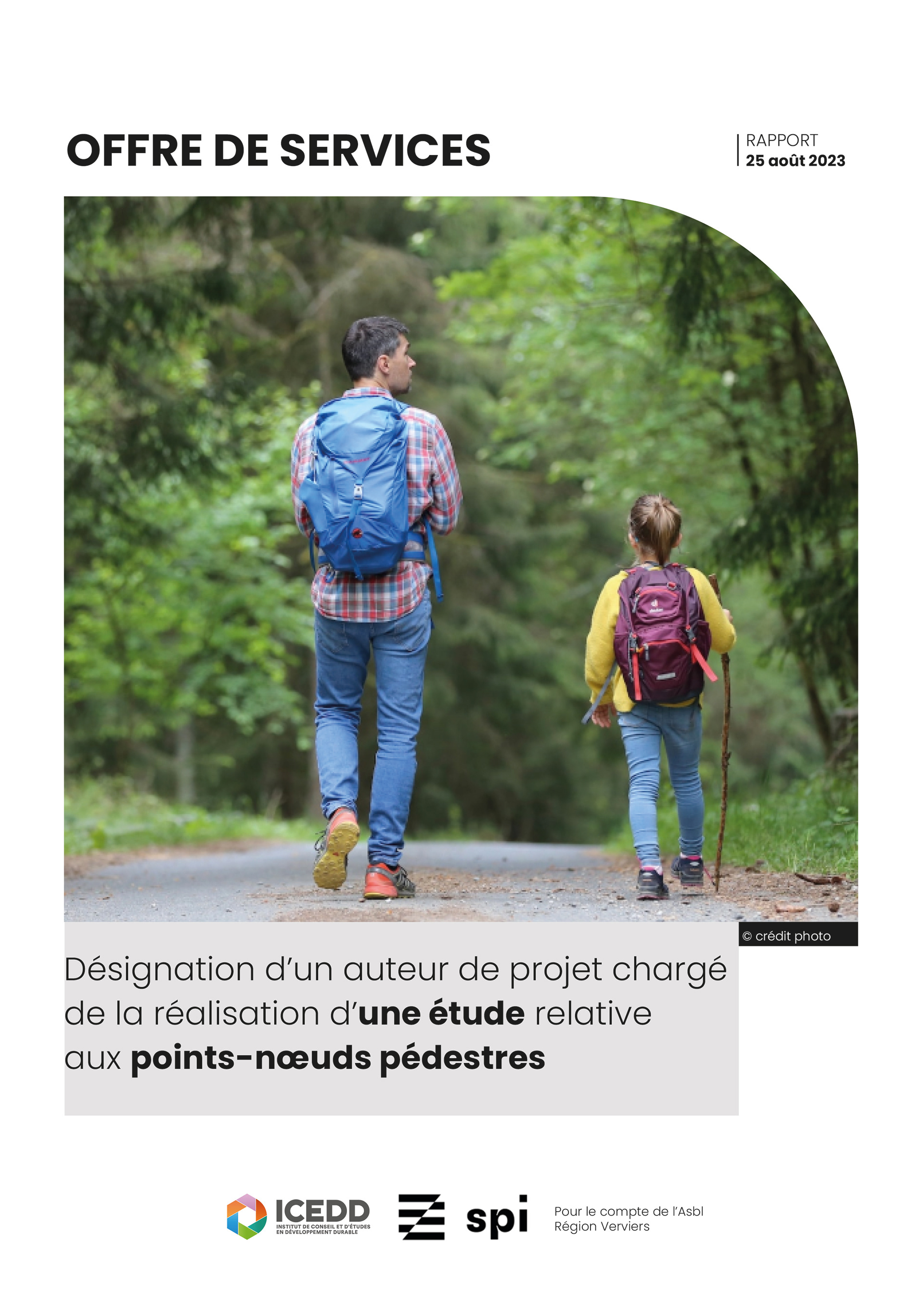 Nouvelle mise en page du dossier Offre de services - ICEDD