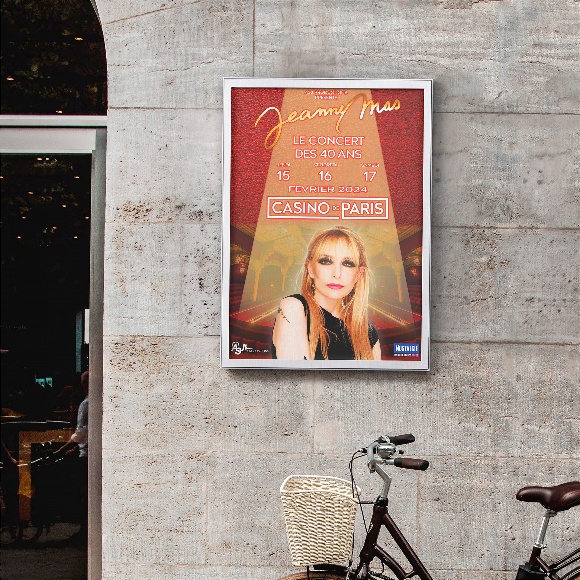 Concept d'affiche - Jeanne Mas