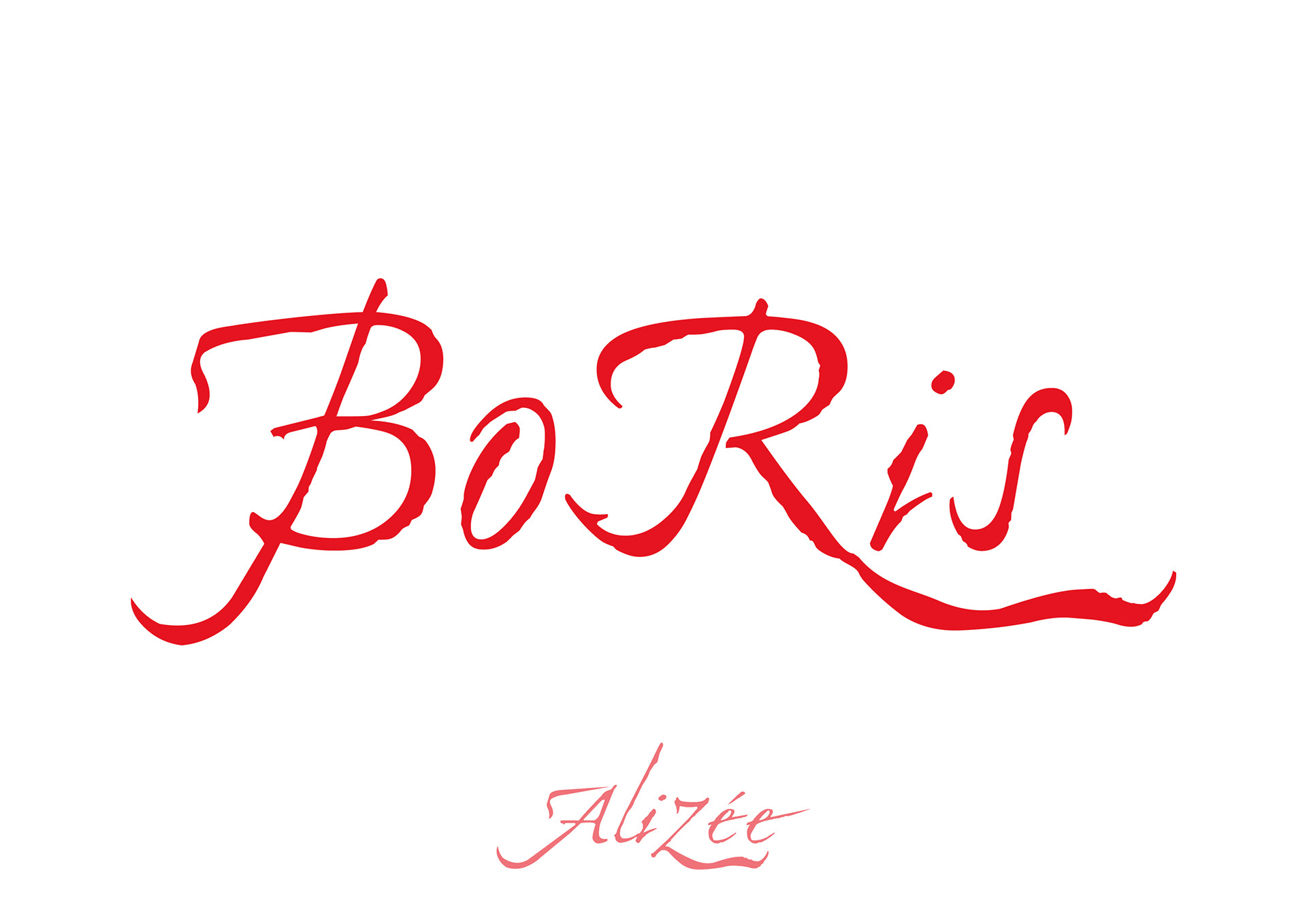 Boris - d'après le logo de la chanteuse Alizée