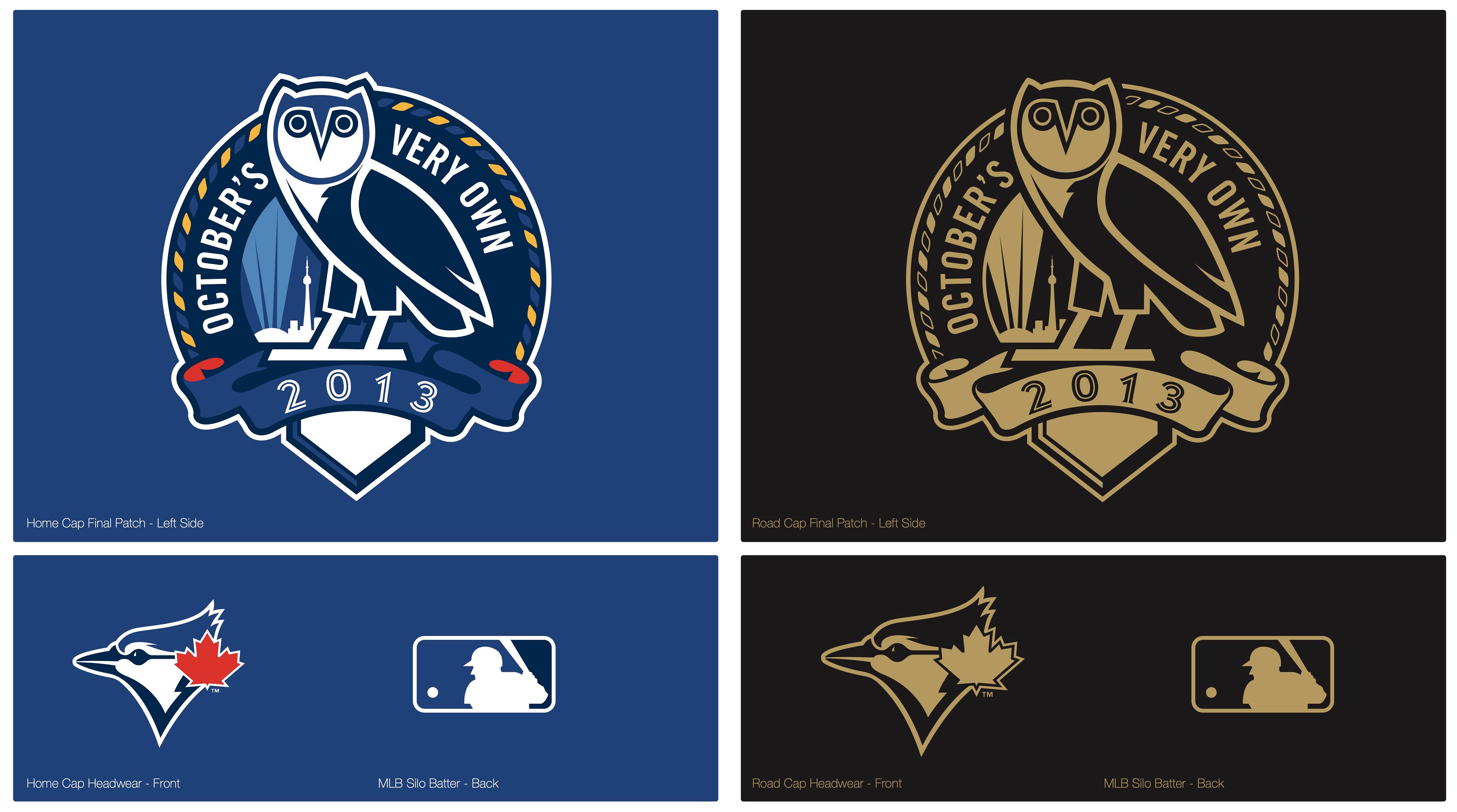 Final system in place. Toronto blues for home, OVO black and gold for the road. Built with Fanbrandz.