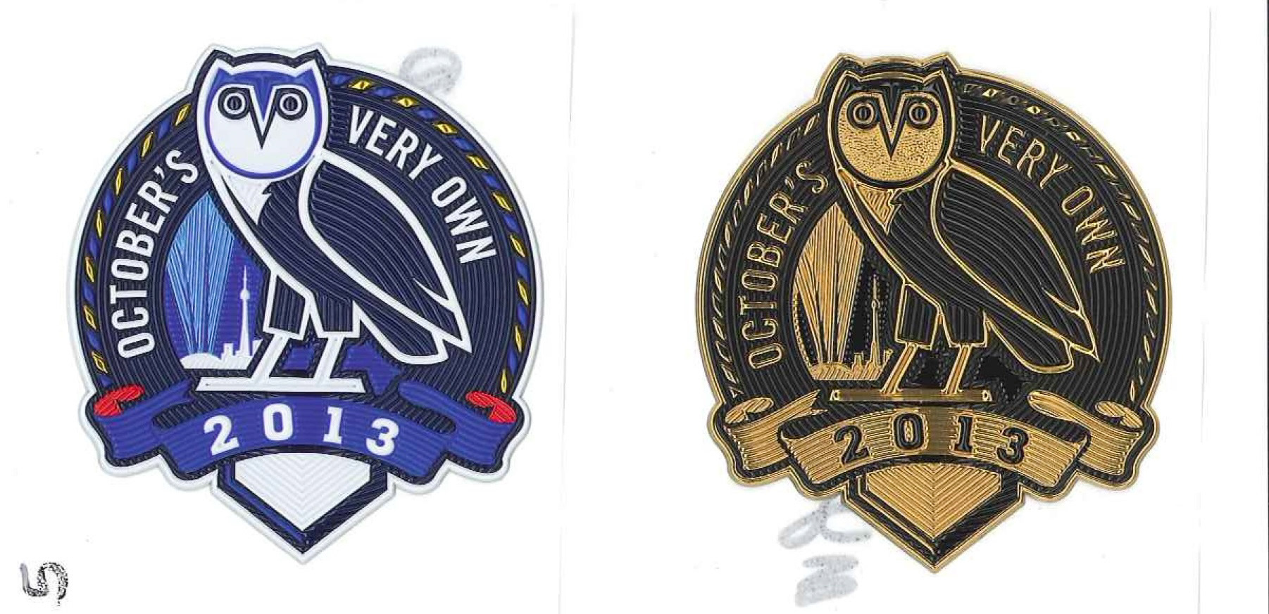 Final patches executed in Chromaflex, which was emerging in sportswear production at the time.