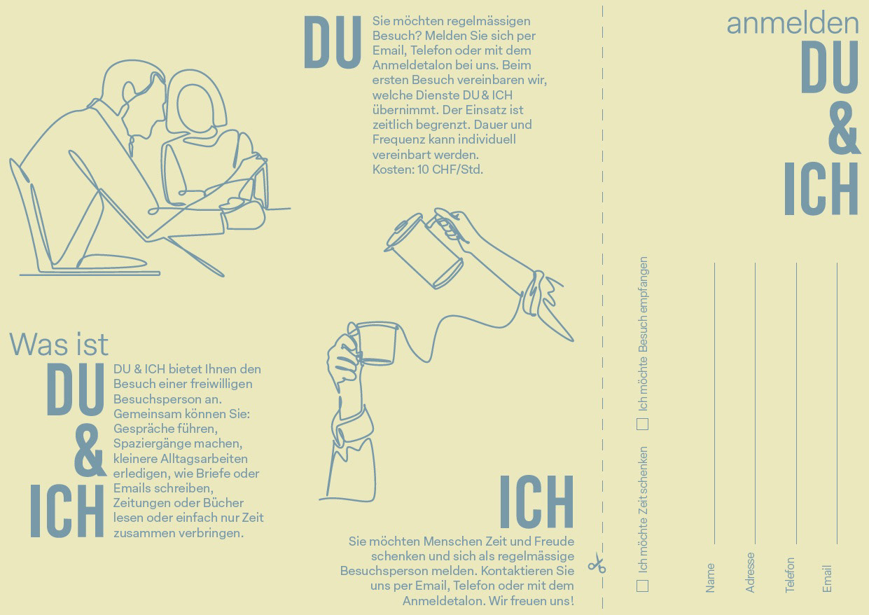 Wickelfalz-Flyer innen