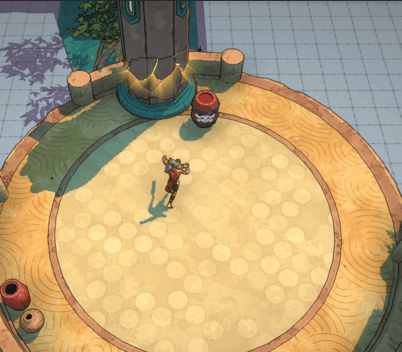 Construire un baril explosif pour révéler du loot