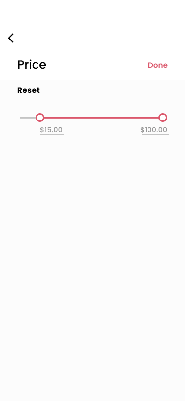 Filter by Price