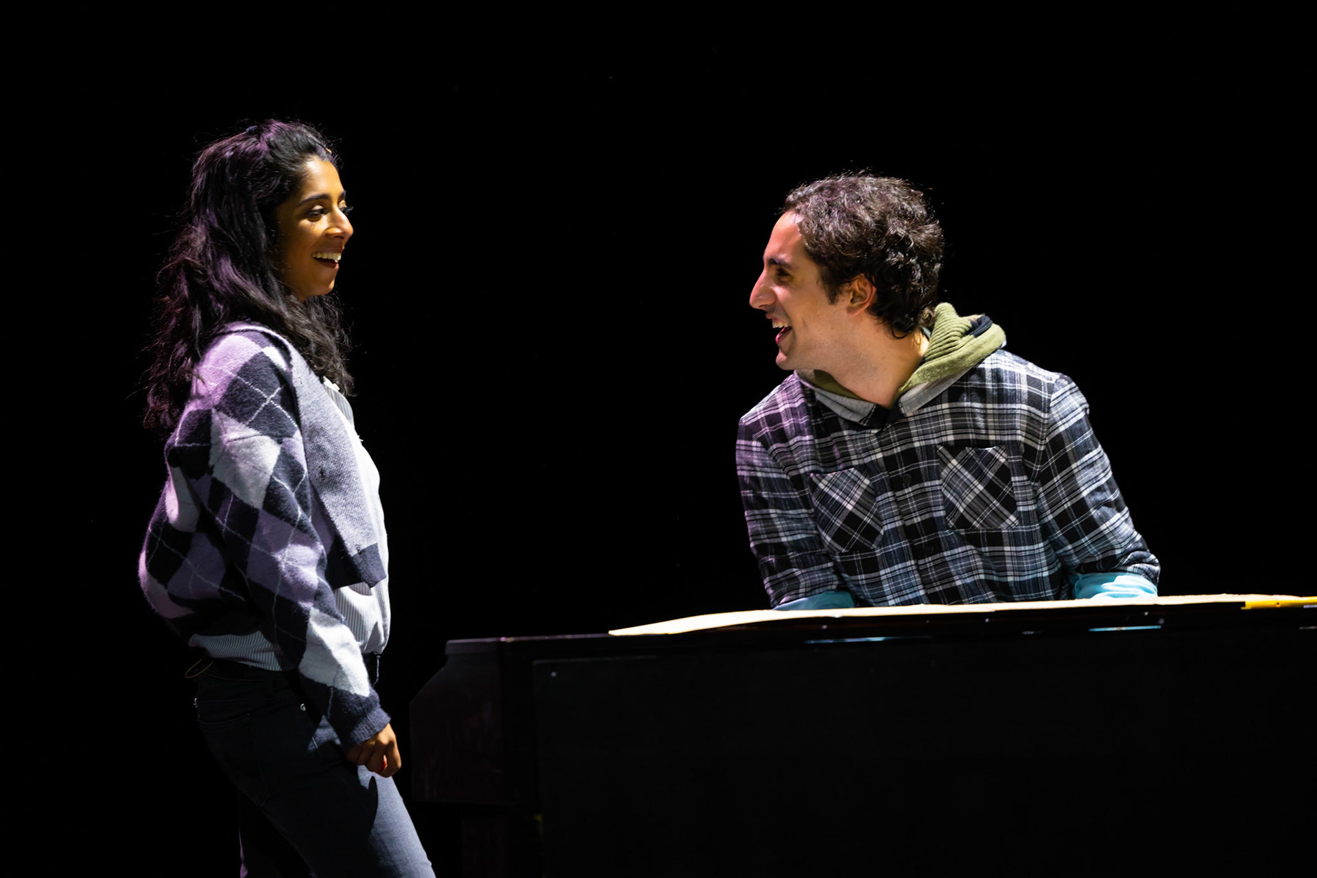 A scene from NEXT TO NORMAL, music by Tom Kitt, book and lyrics by Brian Yorkey, directed by James L. Fleming Geffen School of Drama, December 10-16, 2022. Photo by T. Charles Erickson.