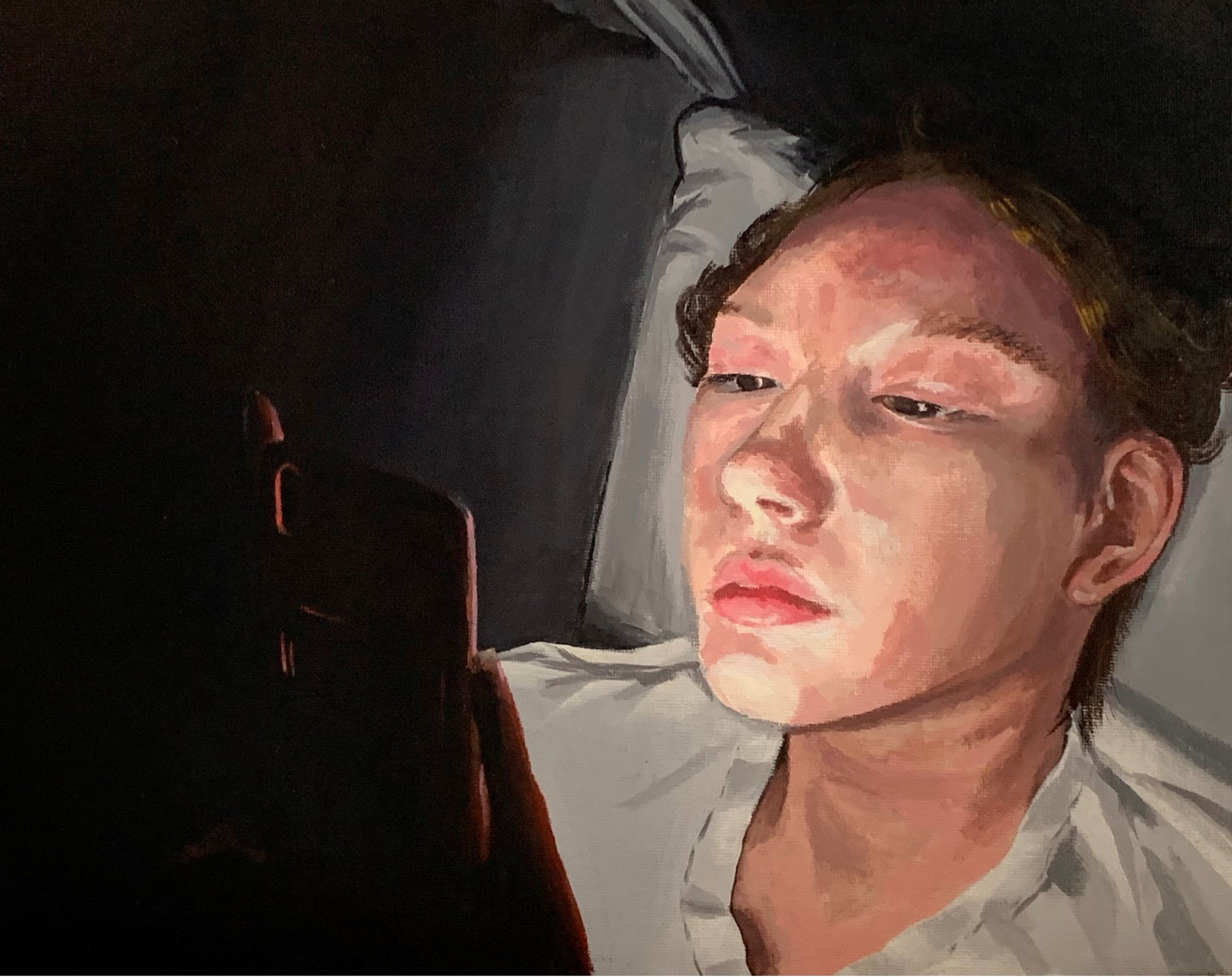 "Isolation", 2022, Silver Key Scholastic Art & Writing Award (Painting)