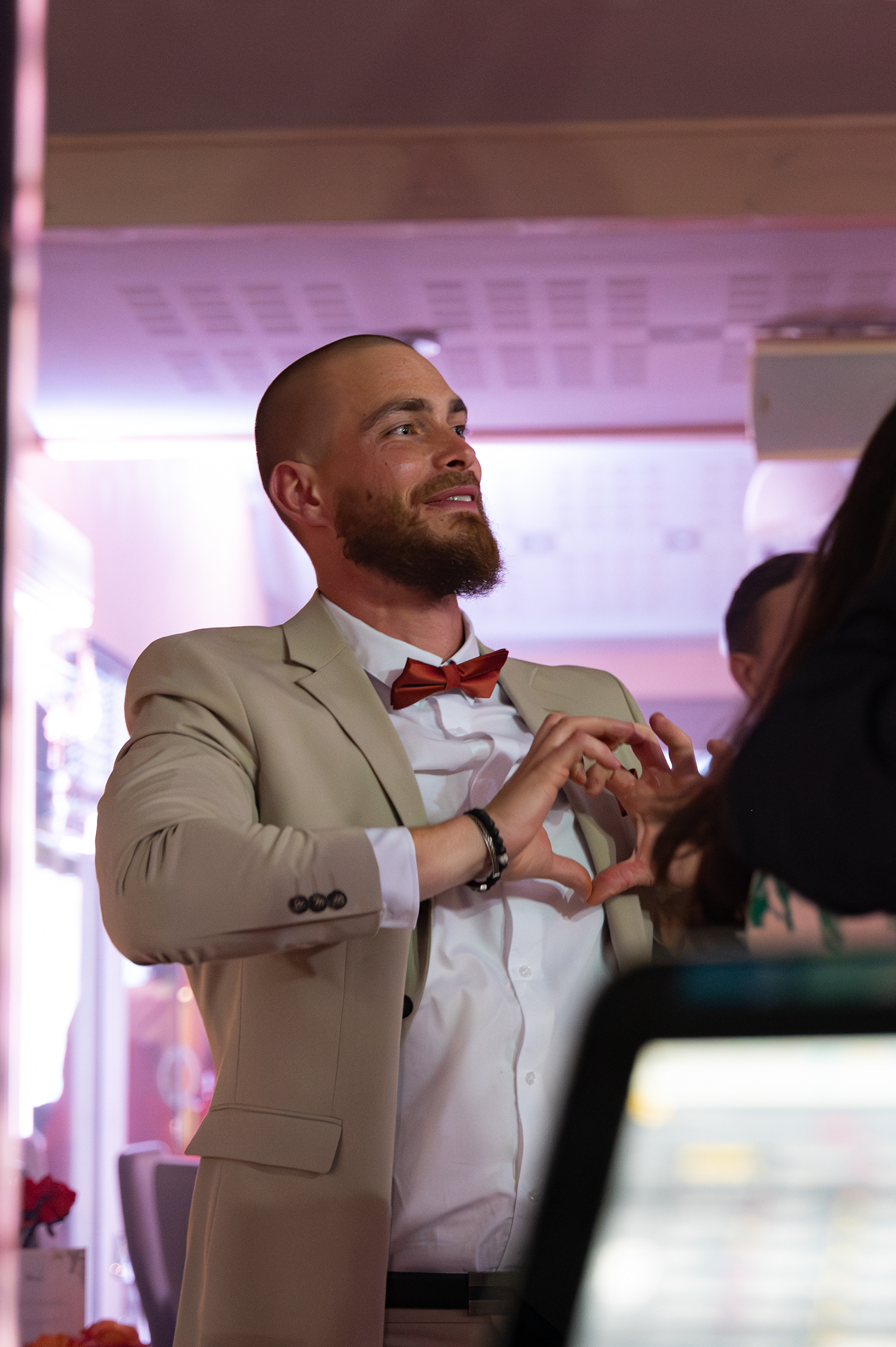 Beaucoup d'amour pendant cette journée de mariage