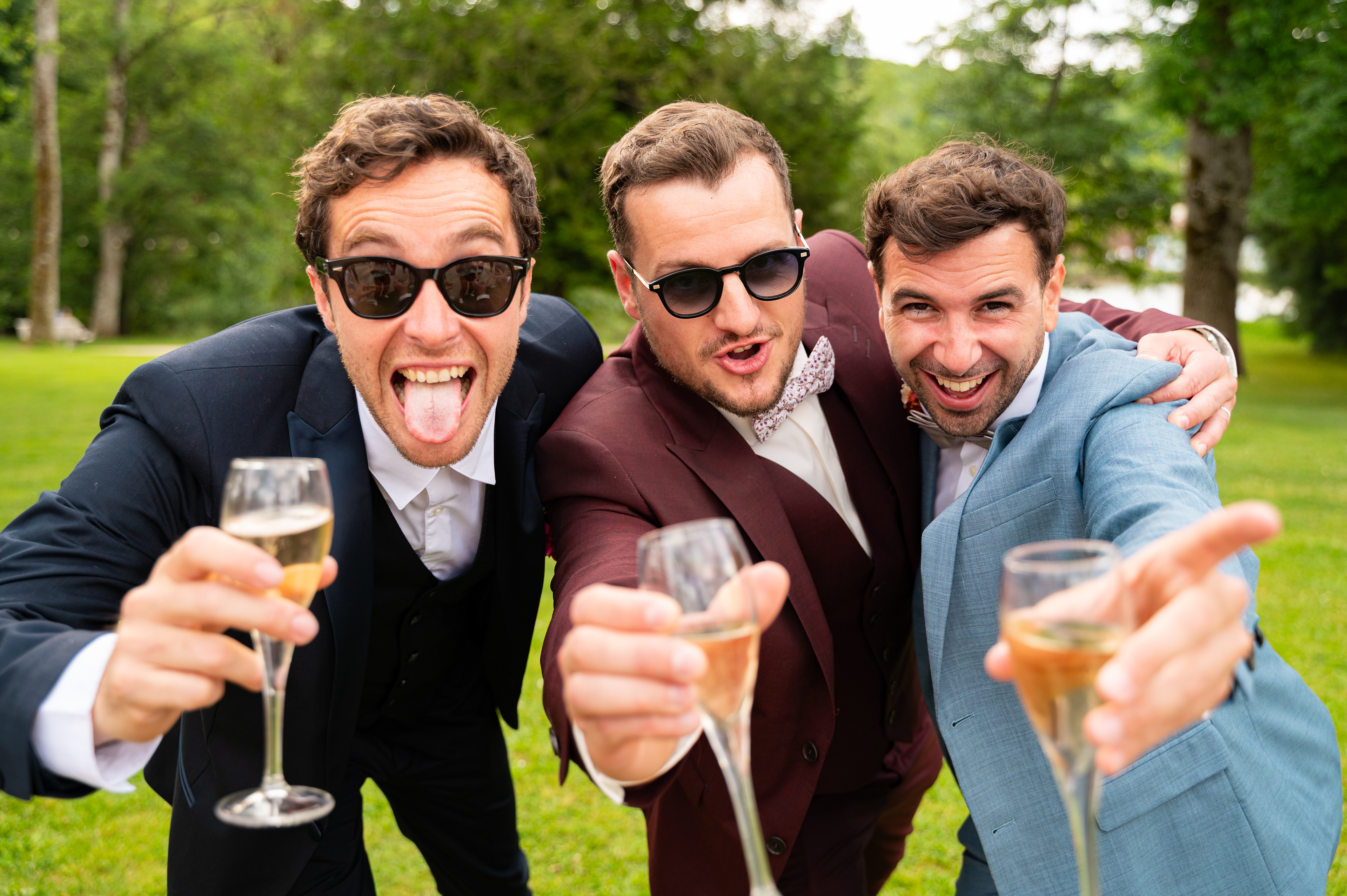 S'amuser et profiter pleinement du vin d'honneur