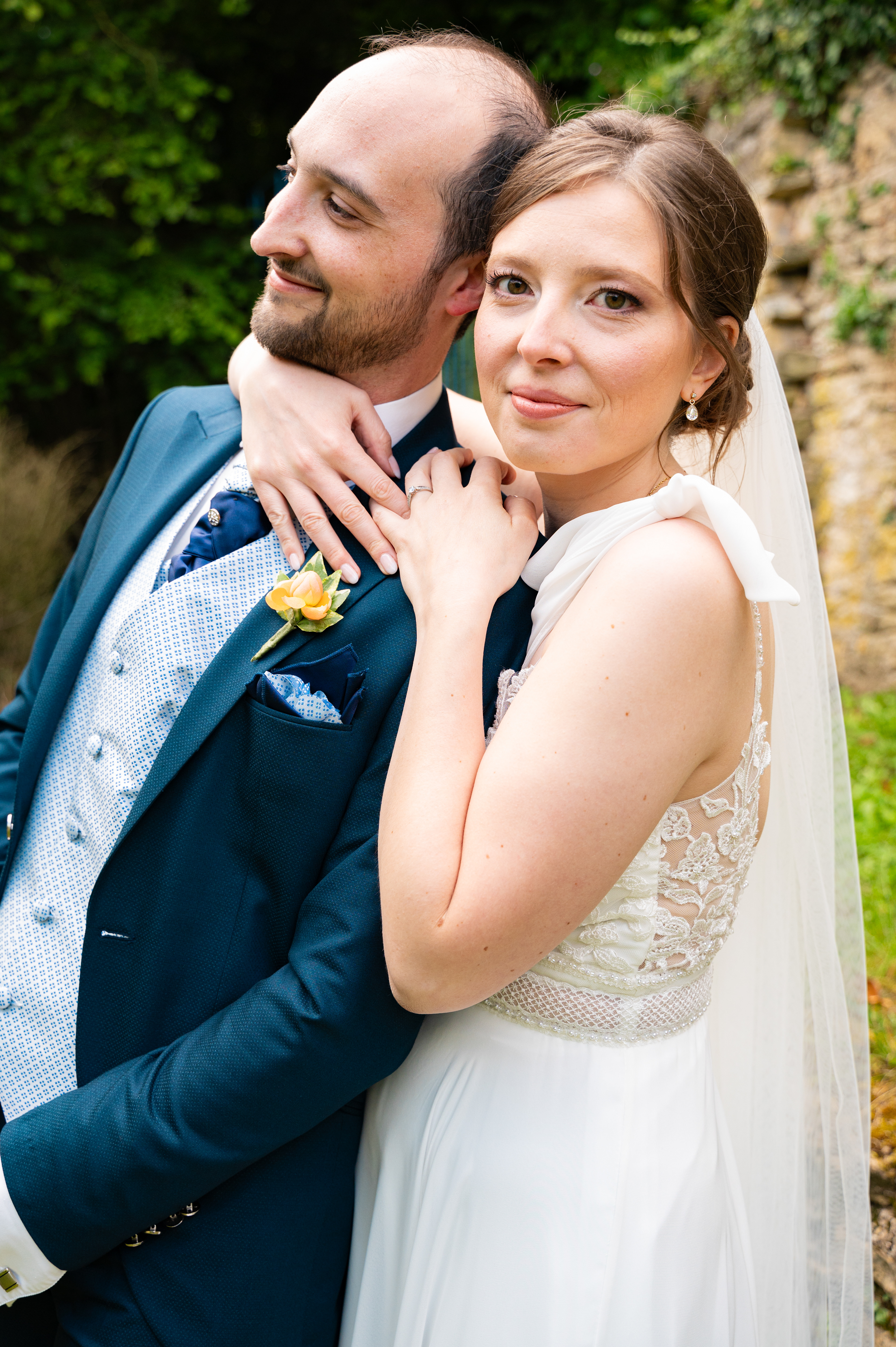 Le regard assurée de la mariée