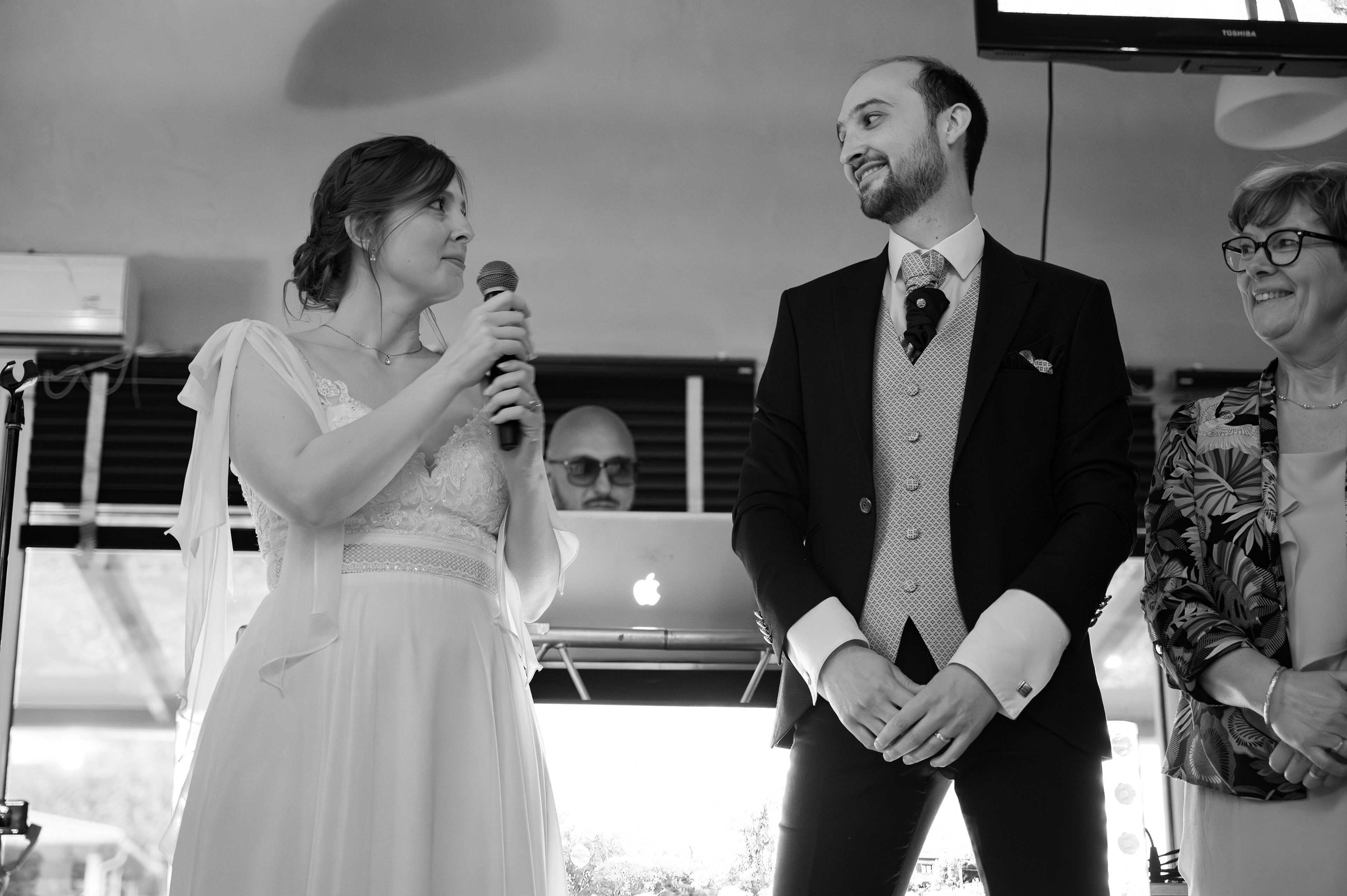 Le discours de bienvenue des mariés