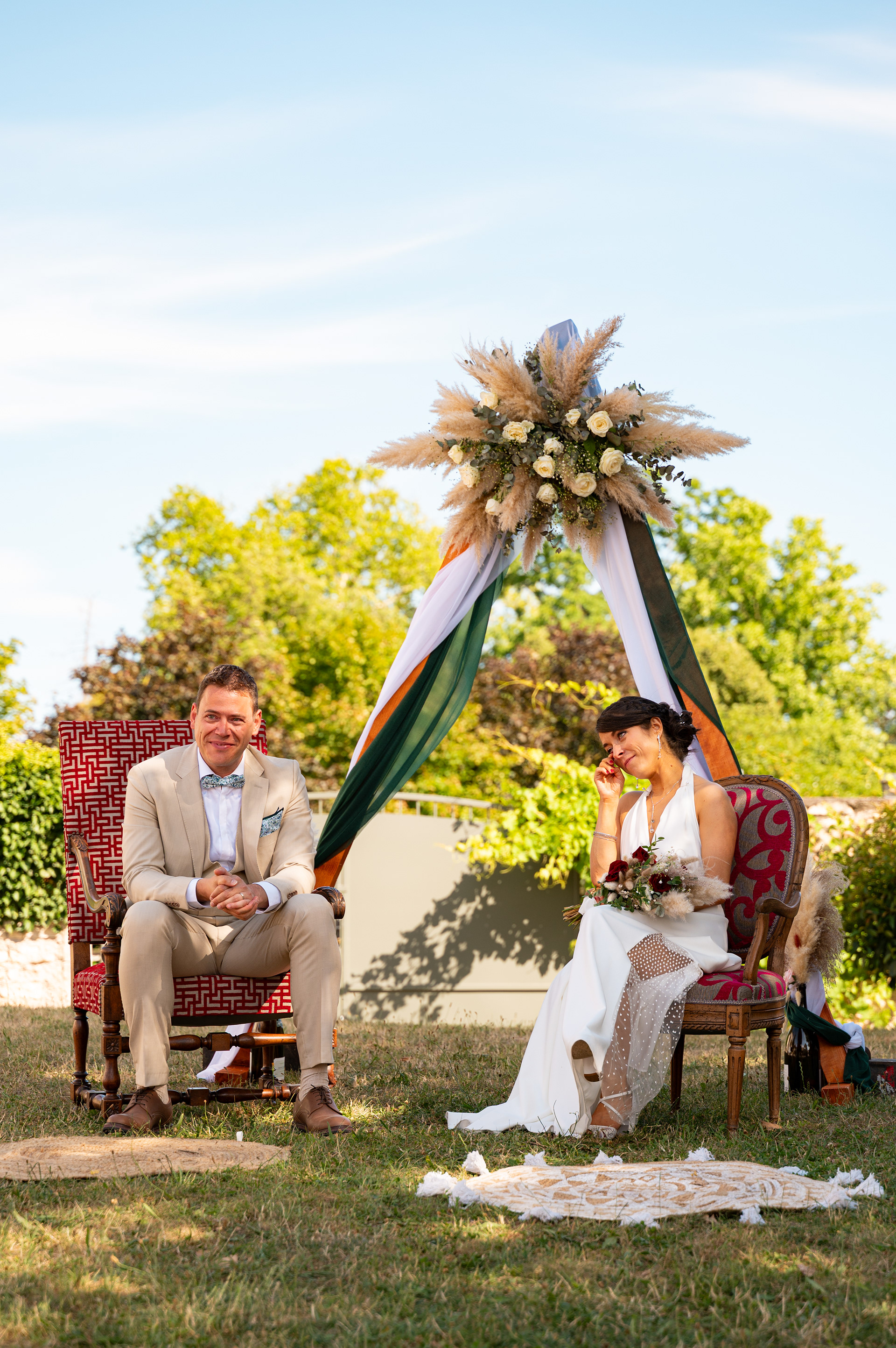 Des émotions fortes pour la mariée