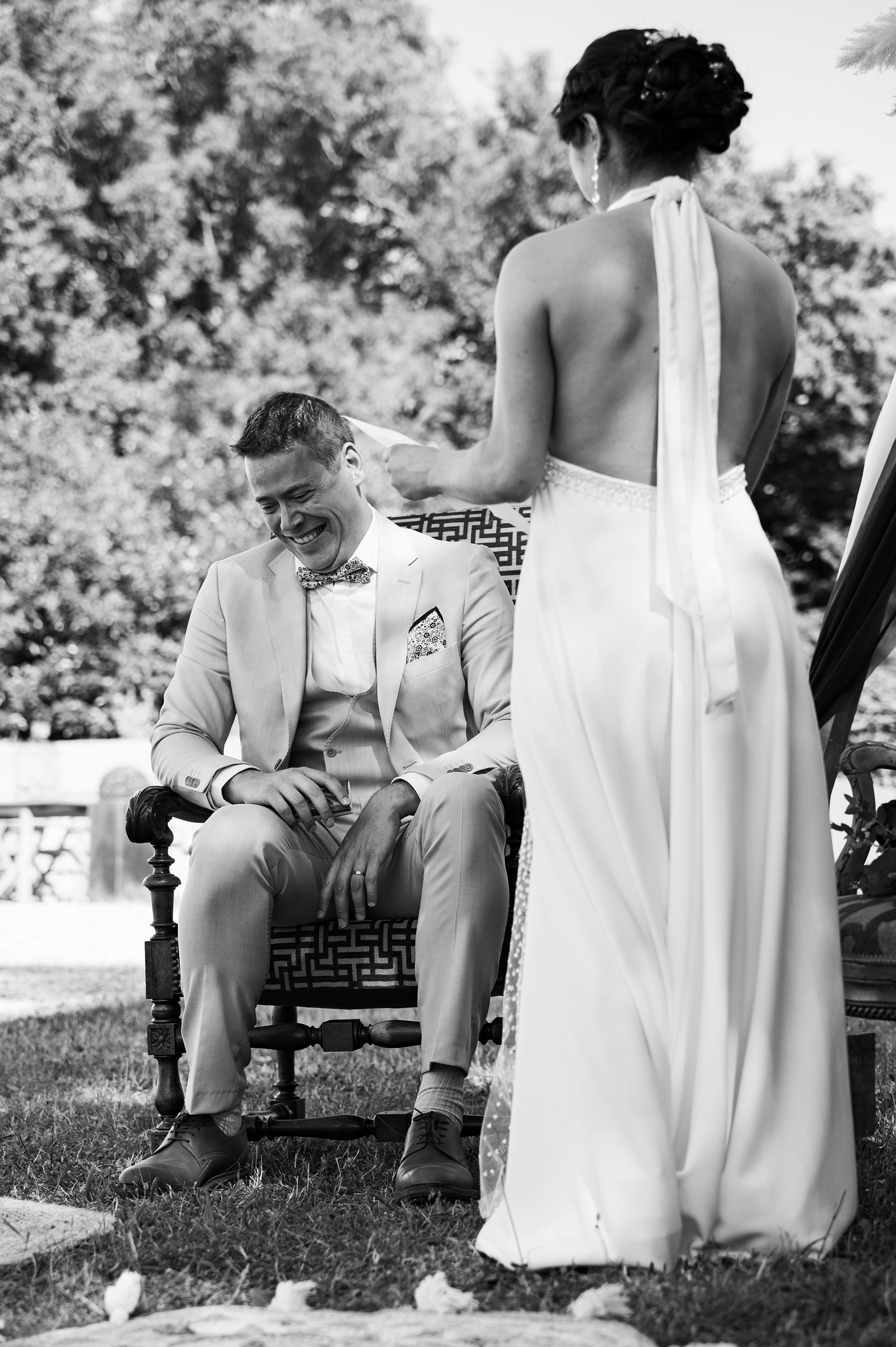 Rires et sourires lors de l'échange des voeux